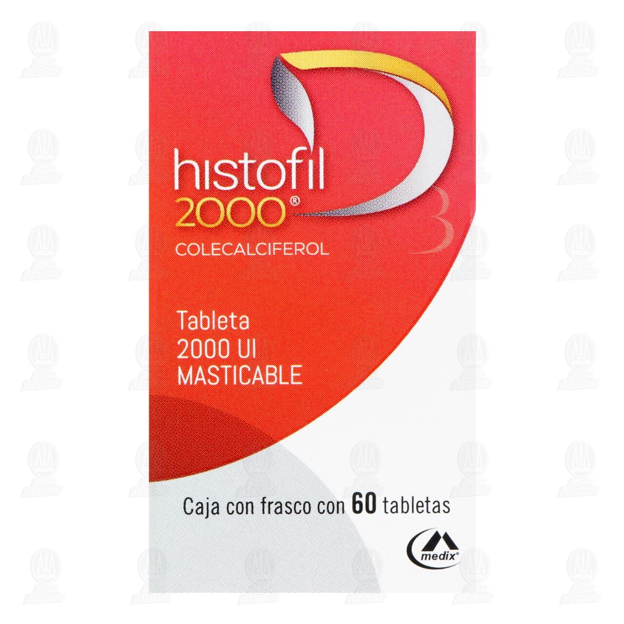 Histofil 2000UI, 60 Tabletas. image number 1