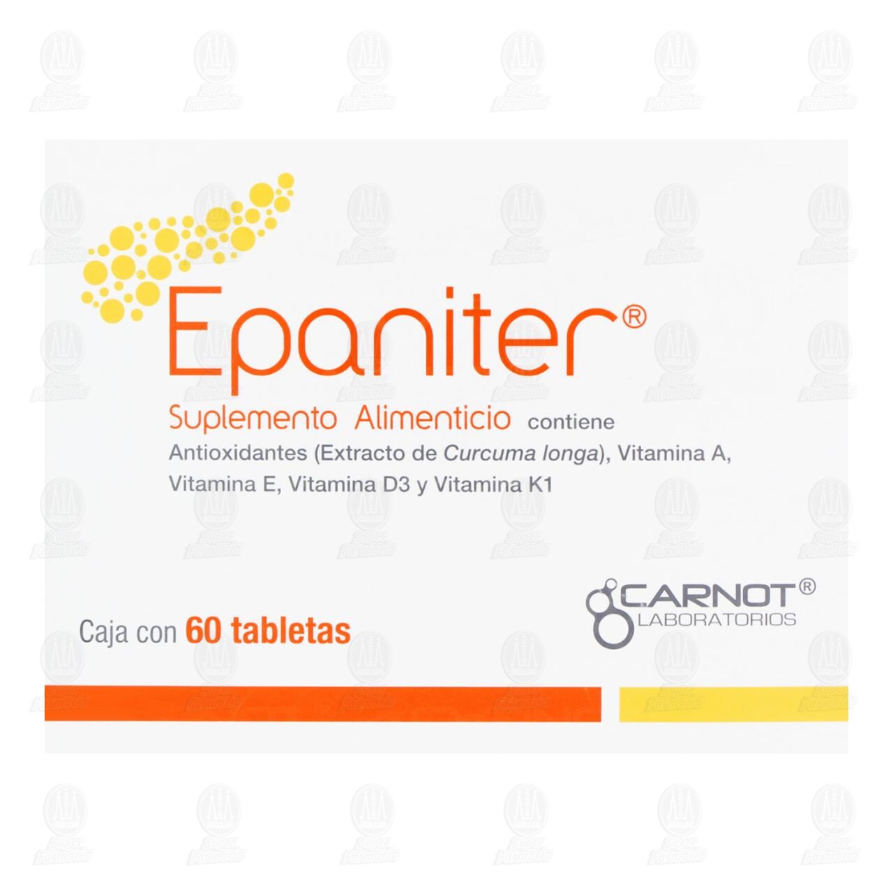 Suplemento Alimenticio Epaniter, 60 Tabletas. image number 1