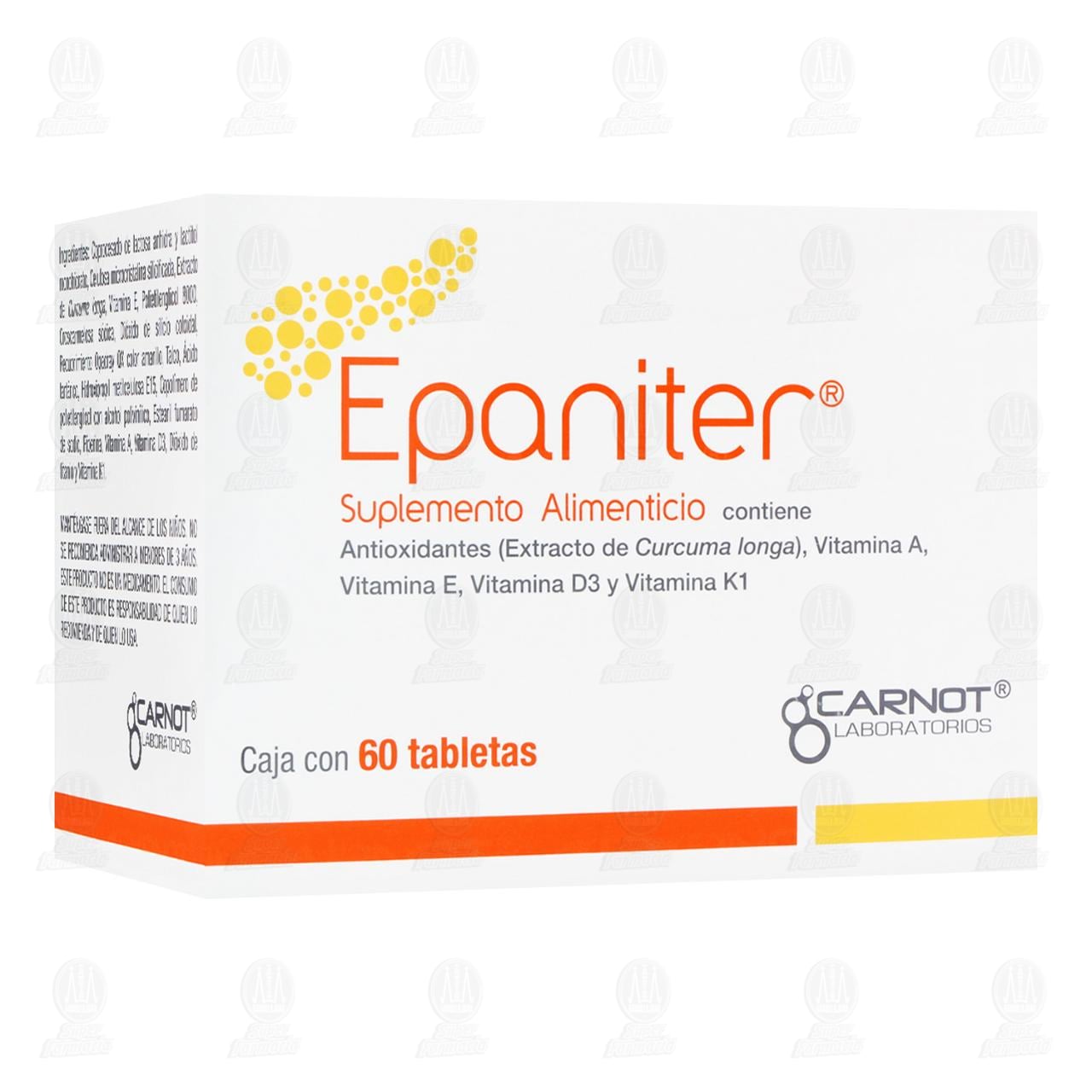 Suplemento Alimenticio Epaniter, 30 Tabletas. image number 0