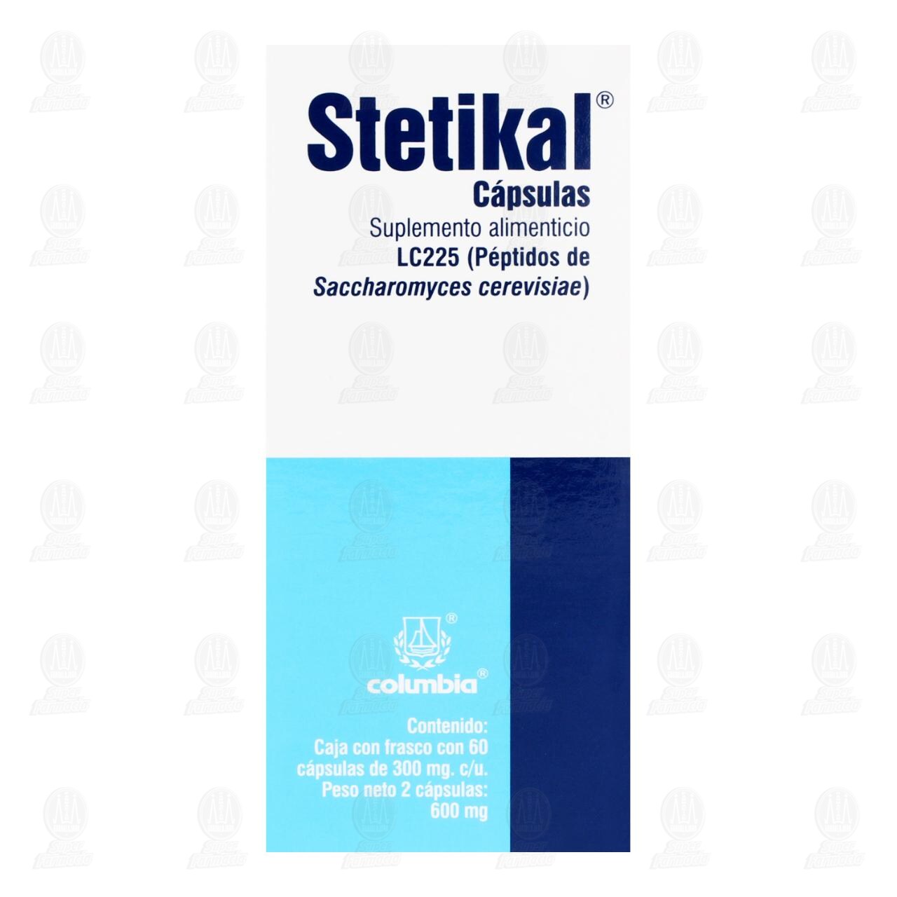 Stetikal 300 mg, 60 Cápsulas. image number 1