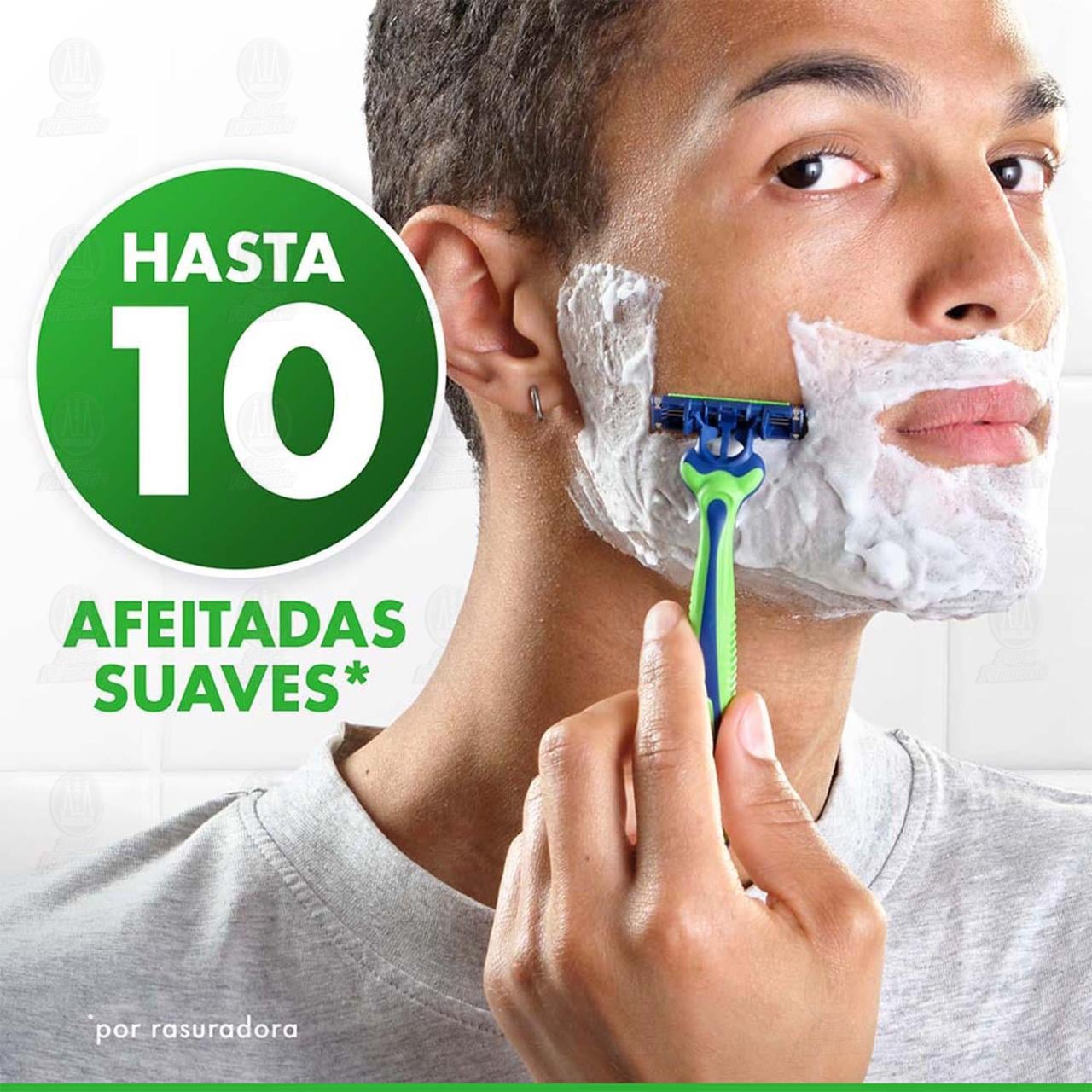 Máquina para Afeitar Gillette Prestobarba3 Sensitive desechable, 2 pzas. image number 4