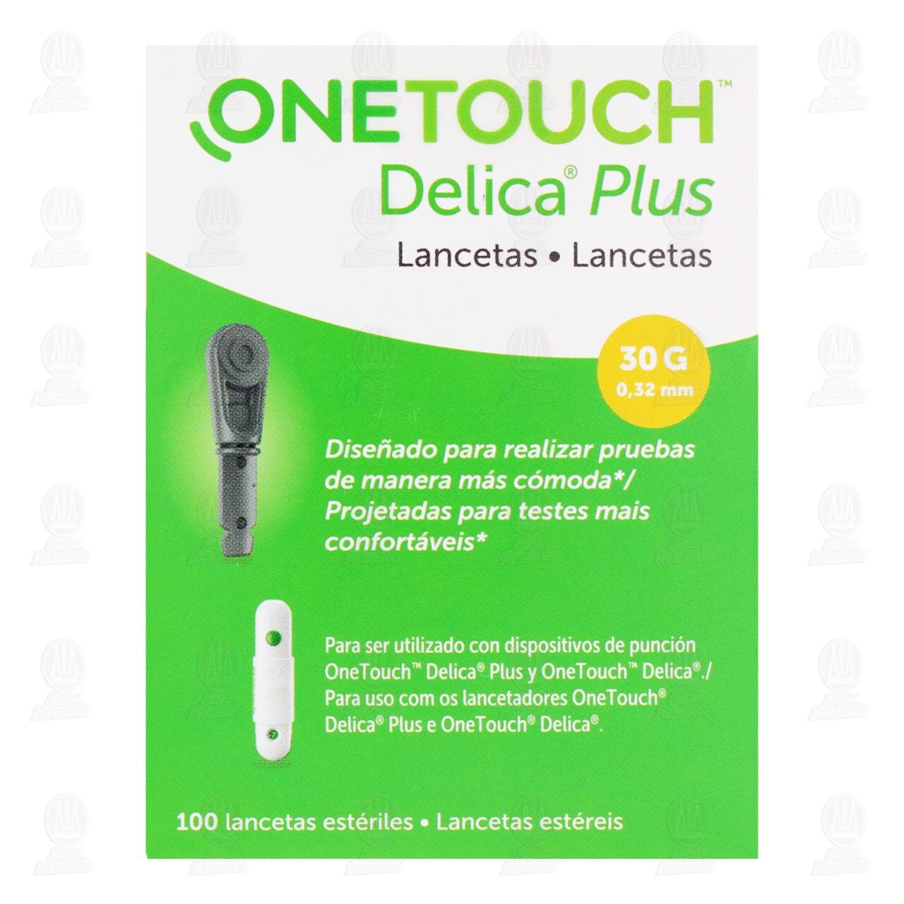 One touch Delica Plus Lancetas, 100 pzas. image number 1