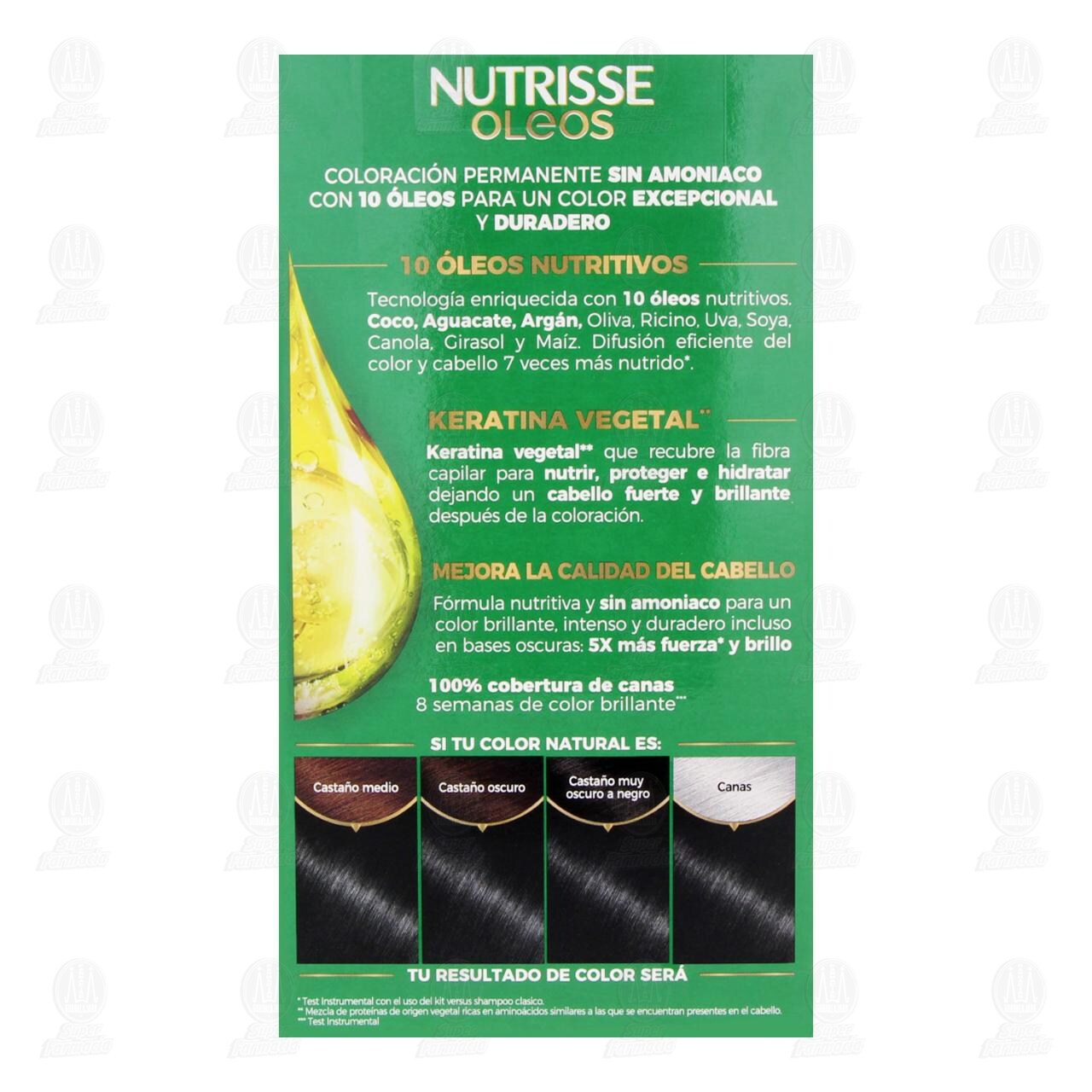 Tinte Garnier Nutrisse Oleos Color Negro (1.0), 1 pz. image number 2