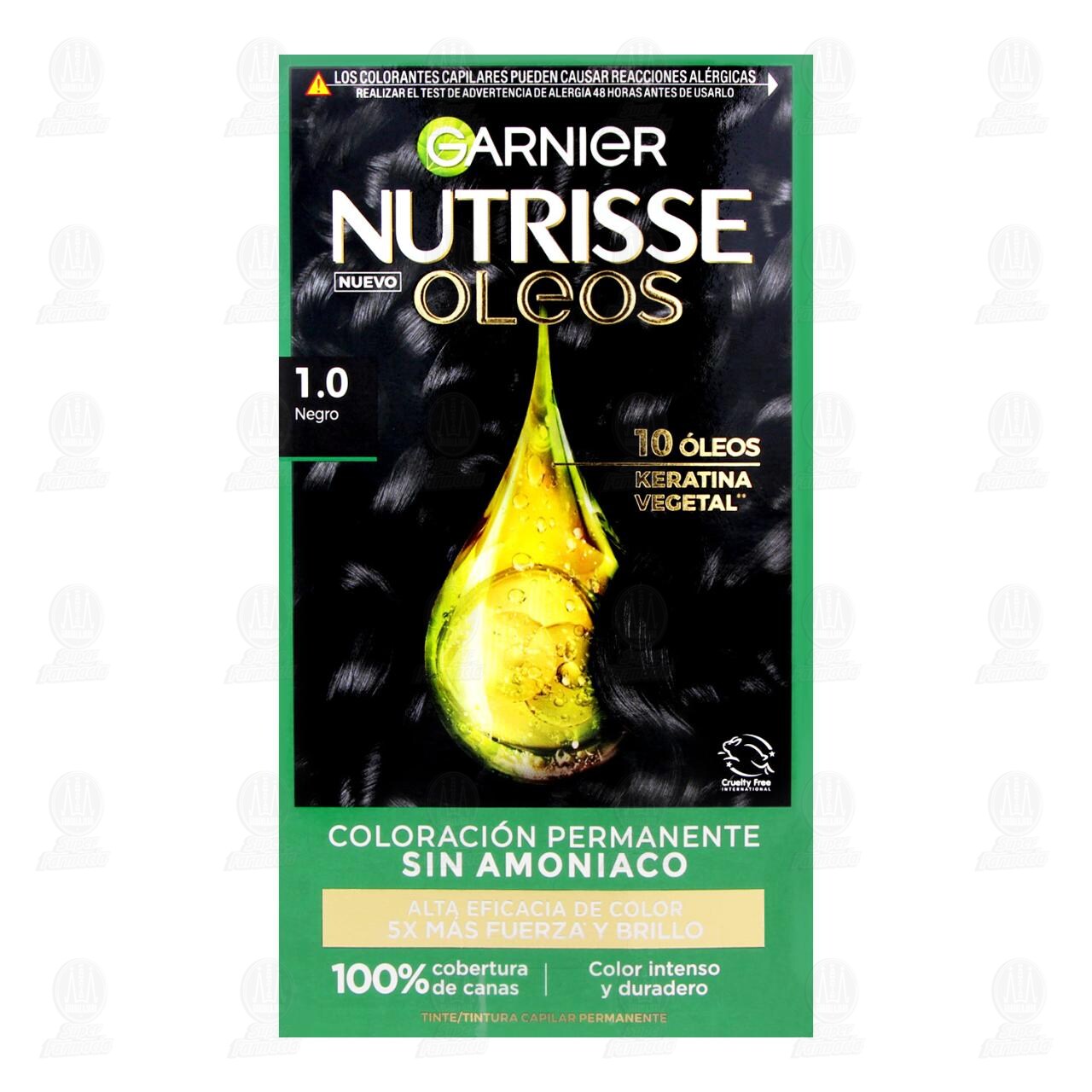Tinte Garnier Nutrisse Oleos Color Negro (1.0), 1 pz. image number 1