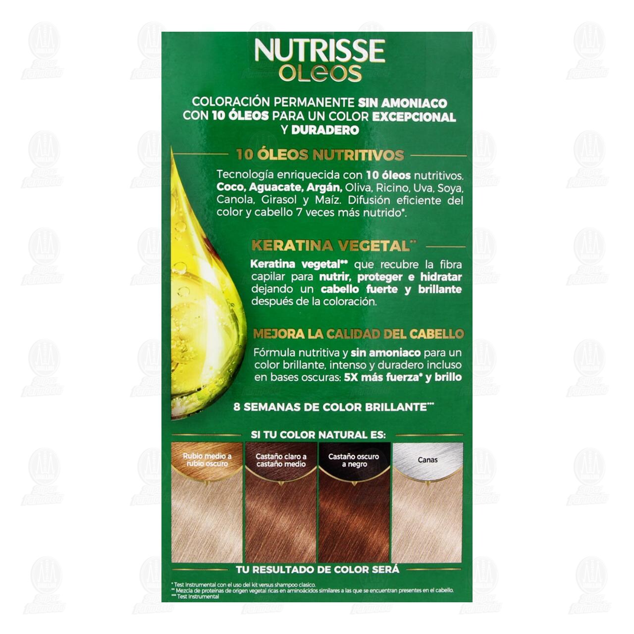 Tinte Garnier Nutrisse Oleos Color Rubio Muy Claro Cenizo (9.1), 1 pz. image number 2