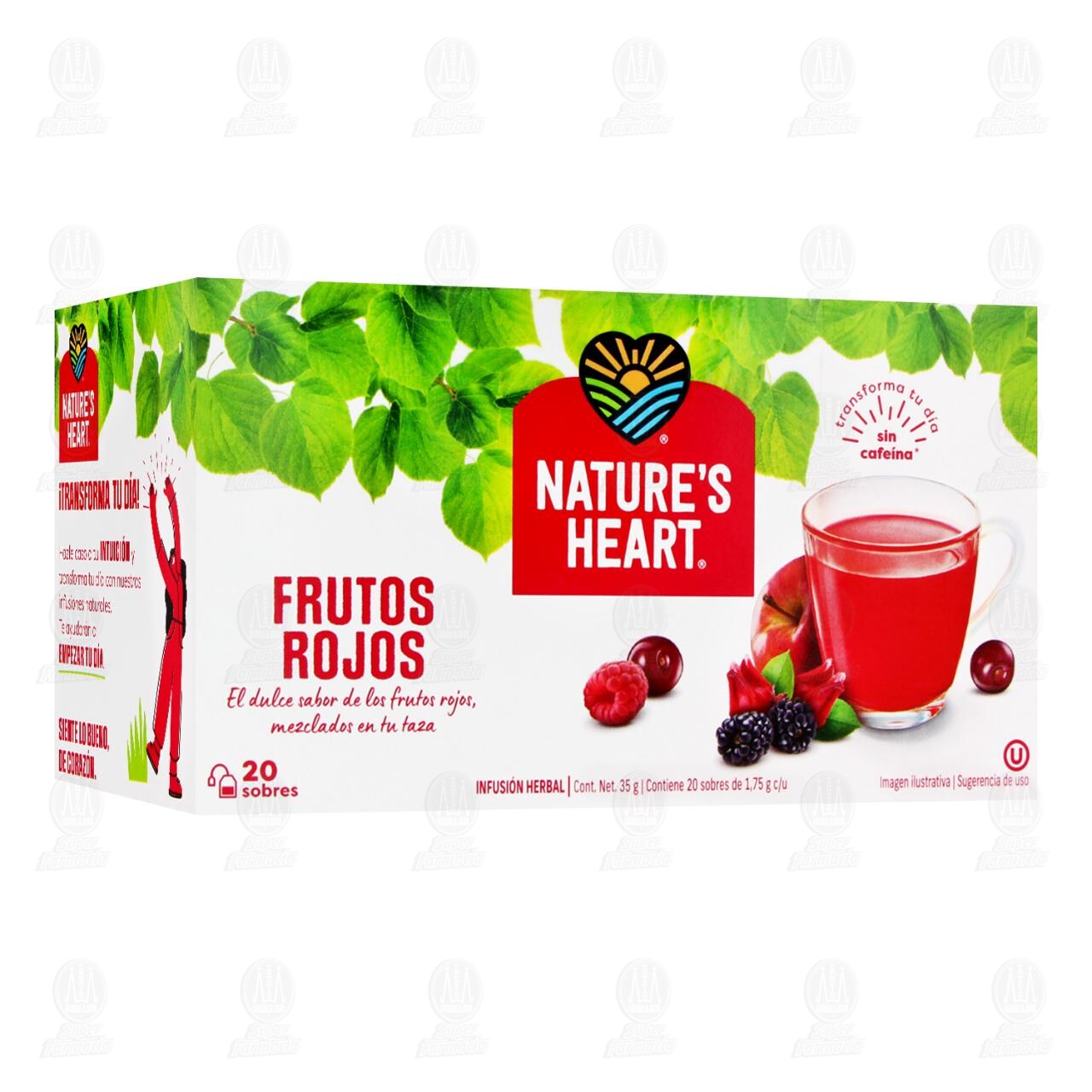 Té Nature's Heart Frutos Rojos, 35 gr.