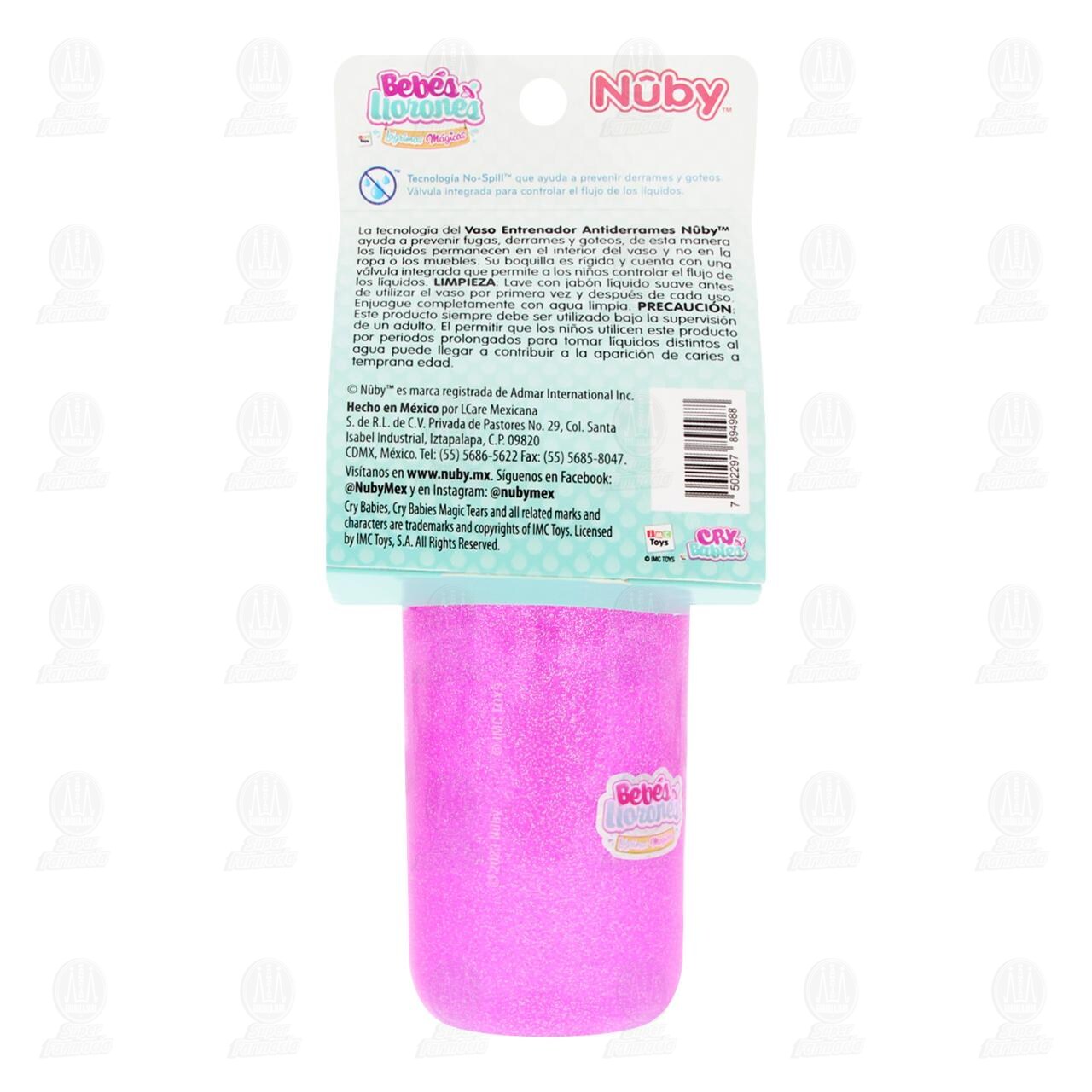 Vaso Entrenador Antiderrames Nuby Bebés Llorones, 1 pieza. image number 2