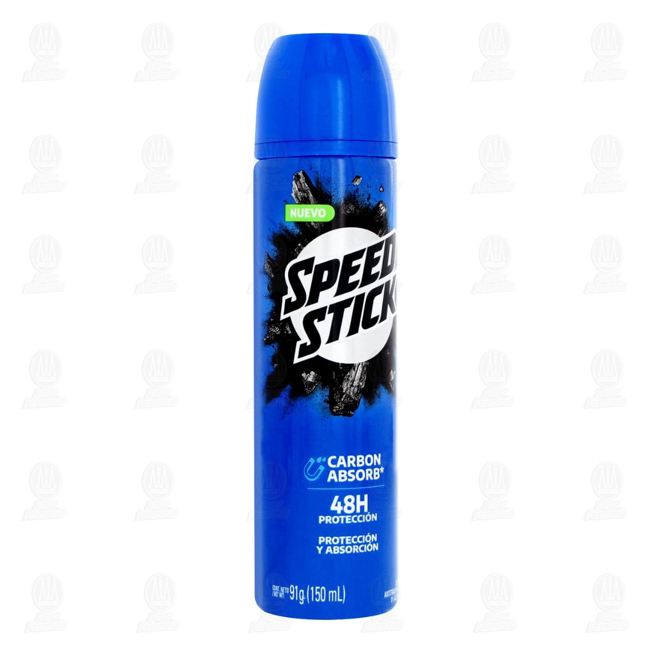 Antitranspirante Speed Stick Carbon Absorb en Aerosol, 150 ml. image number 0