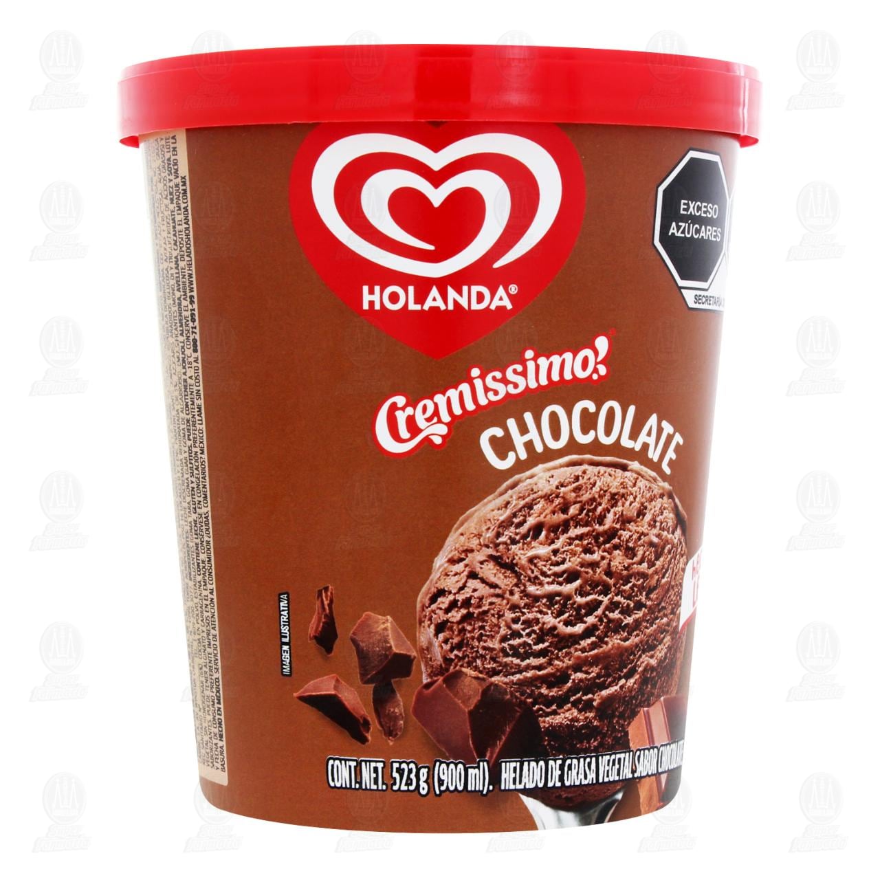 Imagen para Helado Holanda Cremissimo Chocolate, 900 ml.