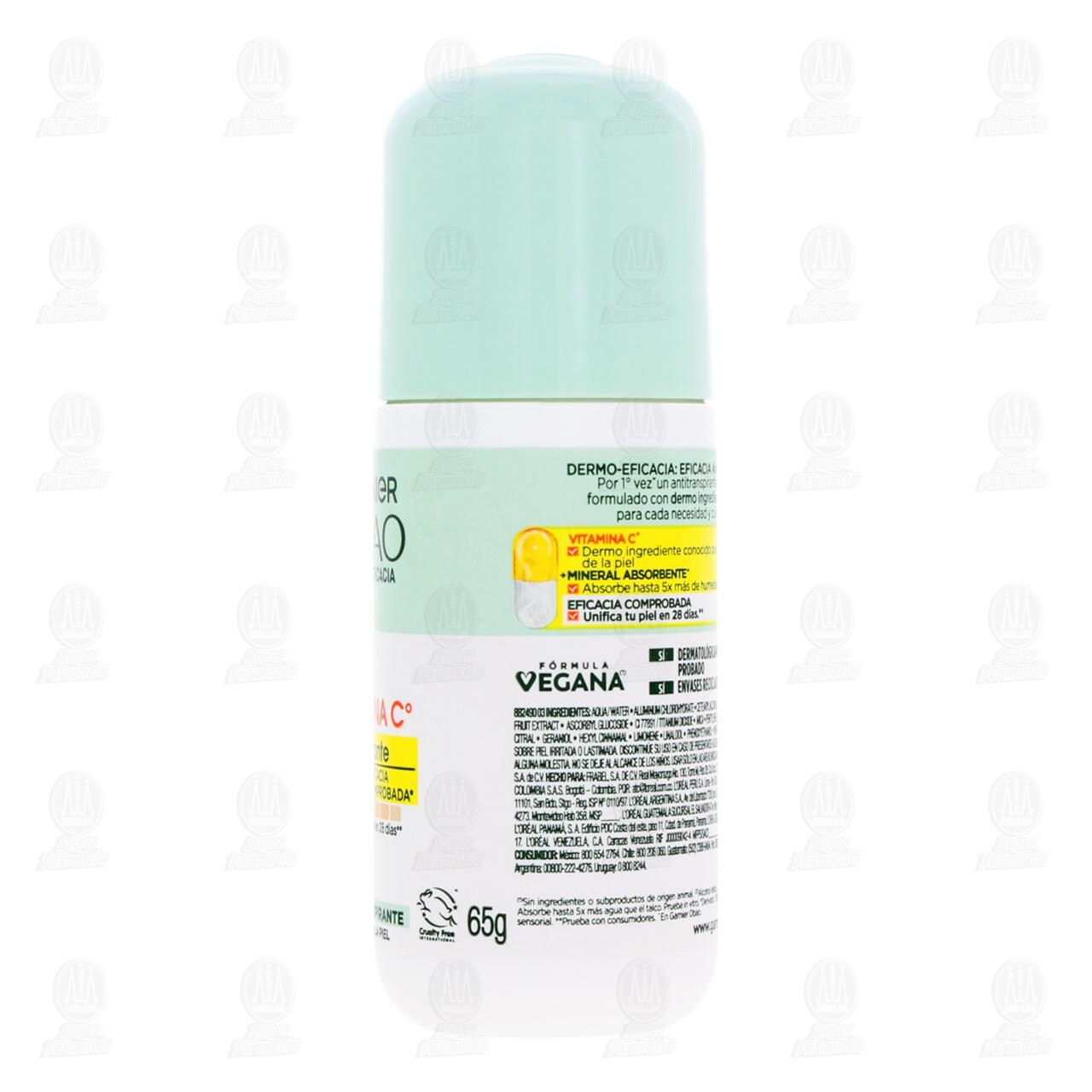 Antitranspirante Obao Dermo-Eficacia Vitamina C Aclarante Roll-On, 65 gr. image number 2