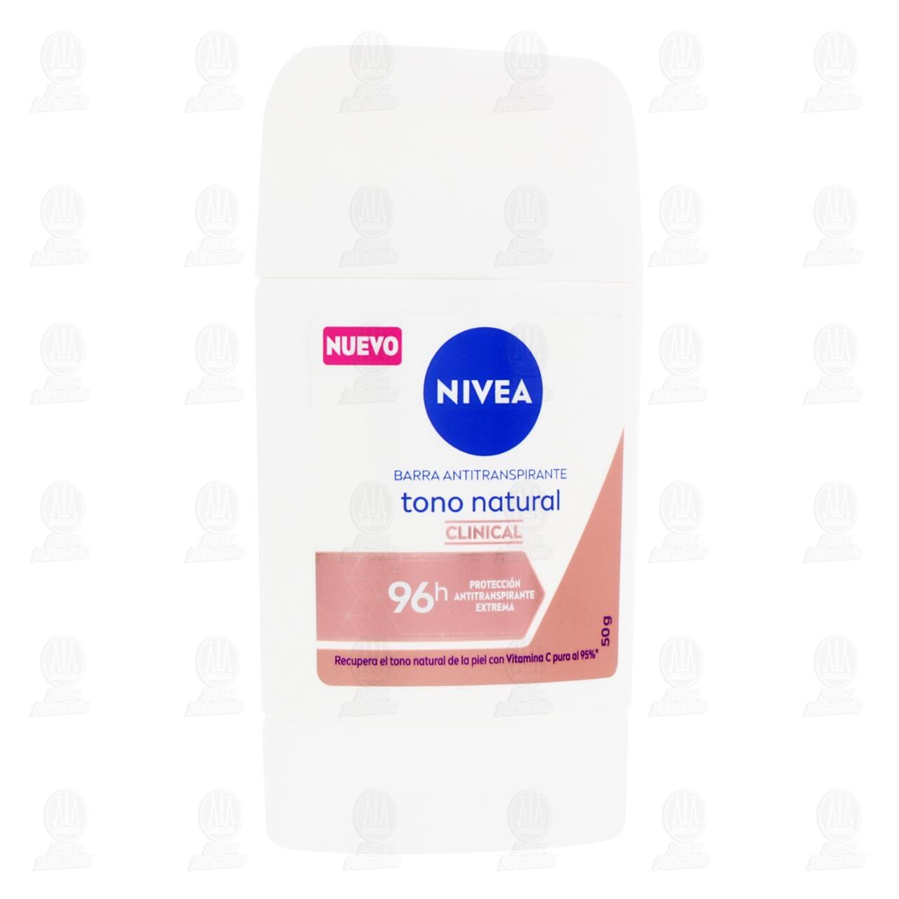 Nivea Antitranspirante Tono Natural Clinical en Barra, 50 gr. image number 0