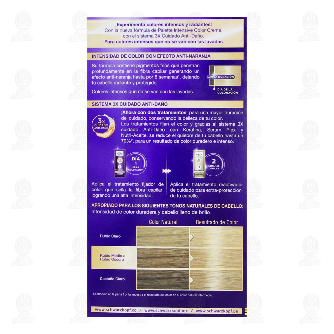 Tinte Palette Color Extra Rubio Cenizo Intenso (12-1), 1 pz. image number 2