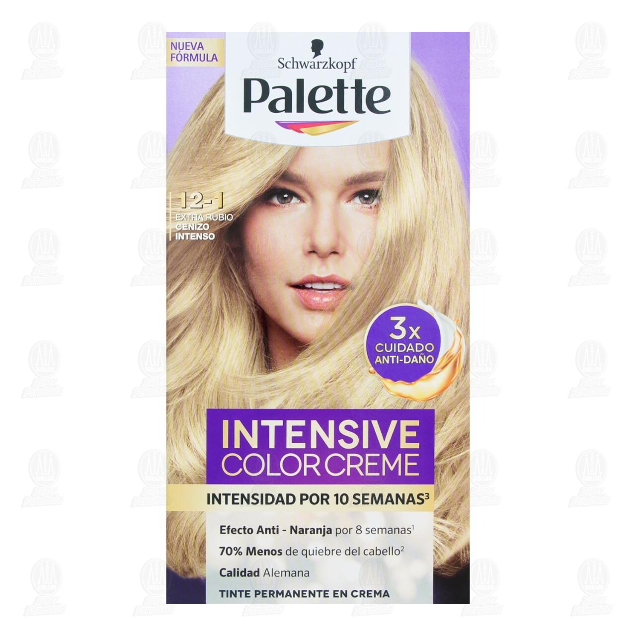 Tinte Palette Color Extra Rubio Cenizo Intenso (12-1), 1 pz. image number 1