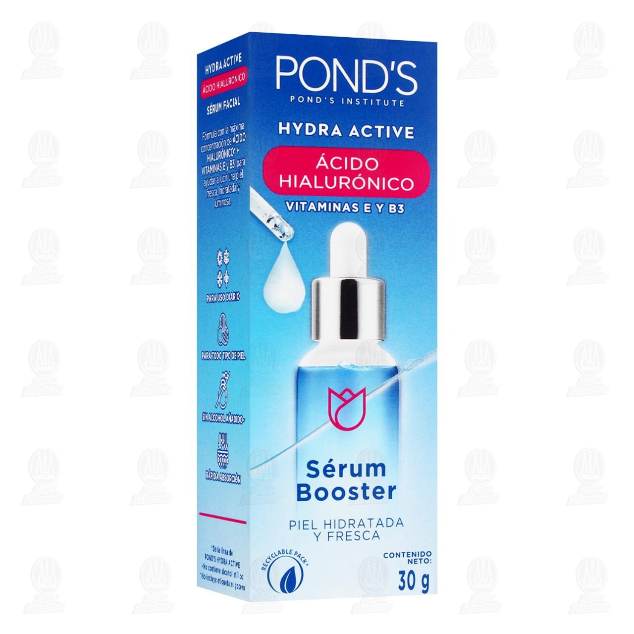 S&eacute;rum Pond's Booster &Aacute;cido Hialuronico, 30 gr. image number 0
