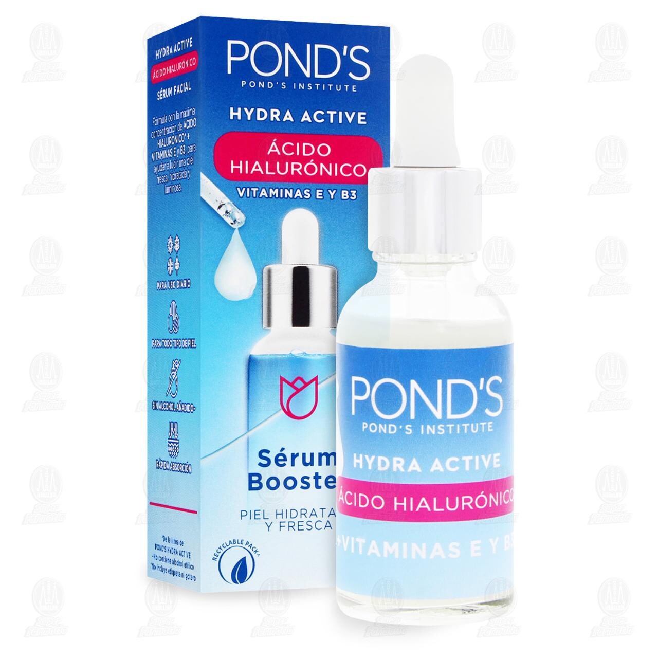 S&eacute;rum Pond's Booster &Aacute;cido Hialuronico, 30 gr. image number 3