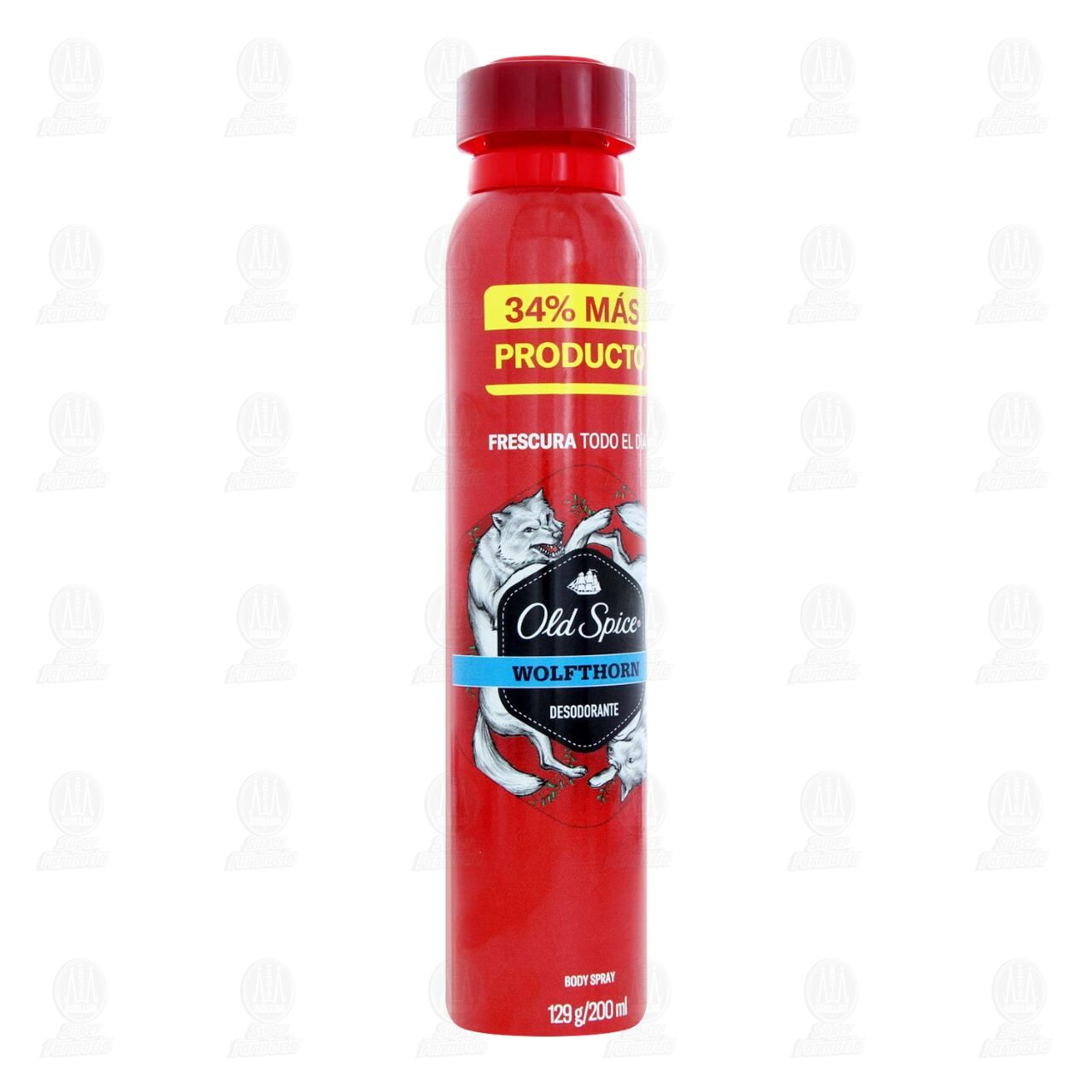 Desodorante Old Spice Wolfthorn en Aerosol, 200 ml.