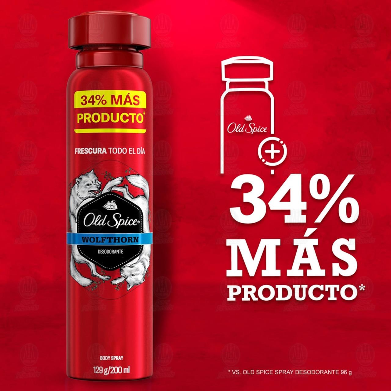Desodorante Old Spice Wolfthorn en Aerosol, 200 ml. image number 4