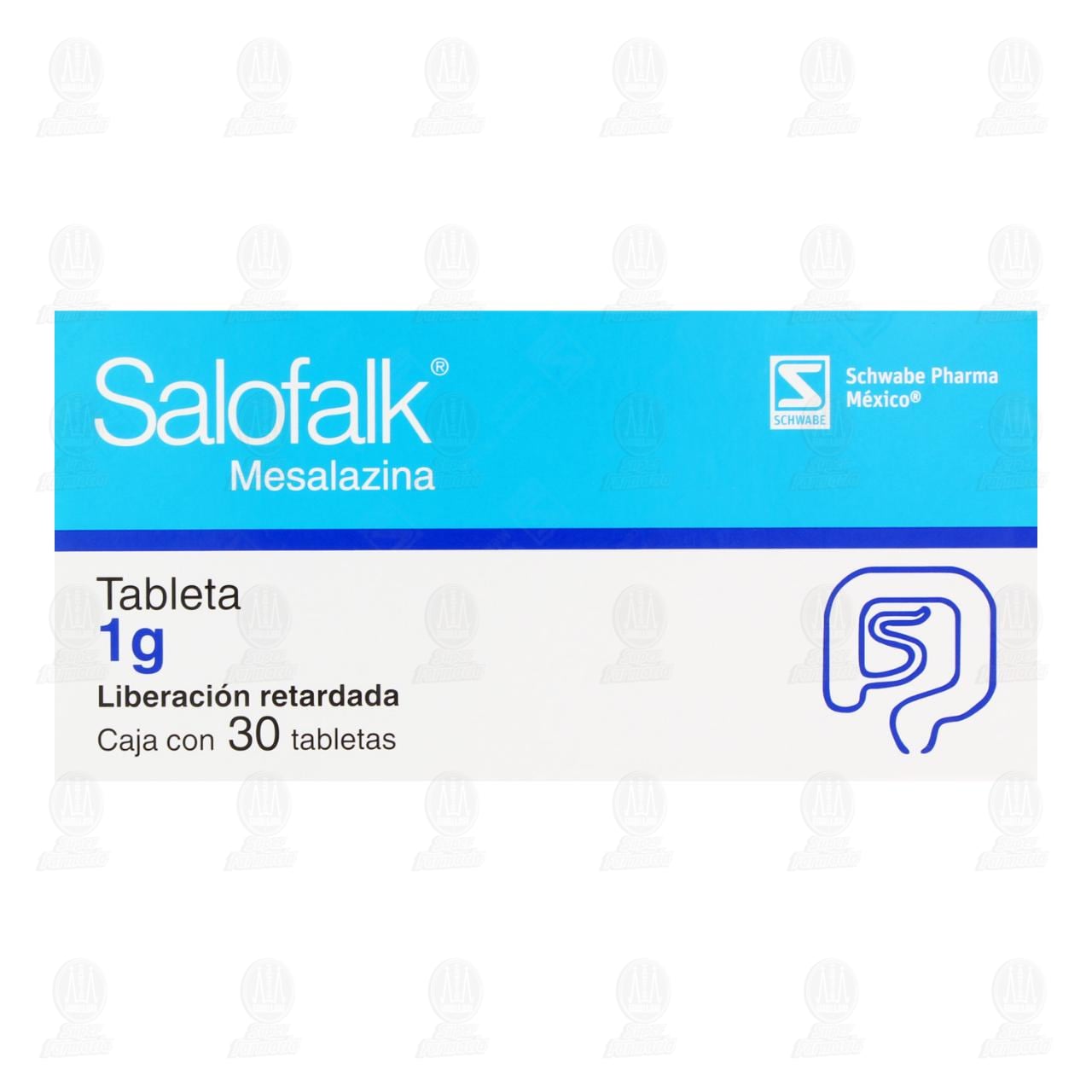 Salofalk 1 gr, 30 tabletas. image number 2