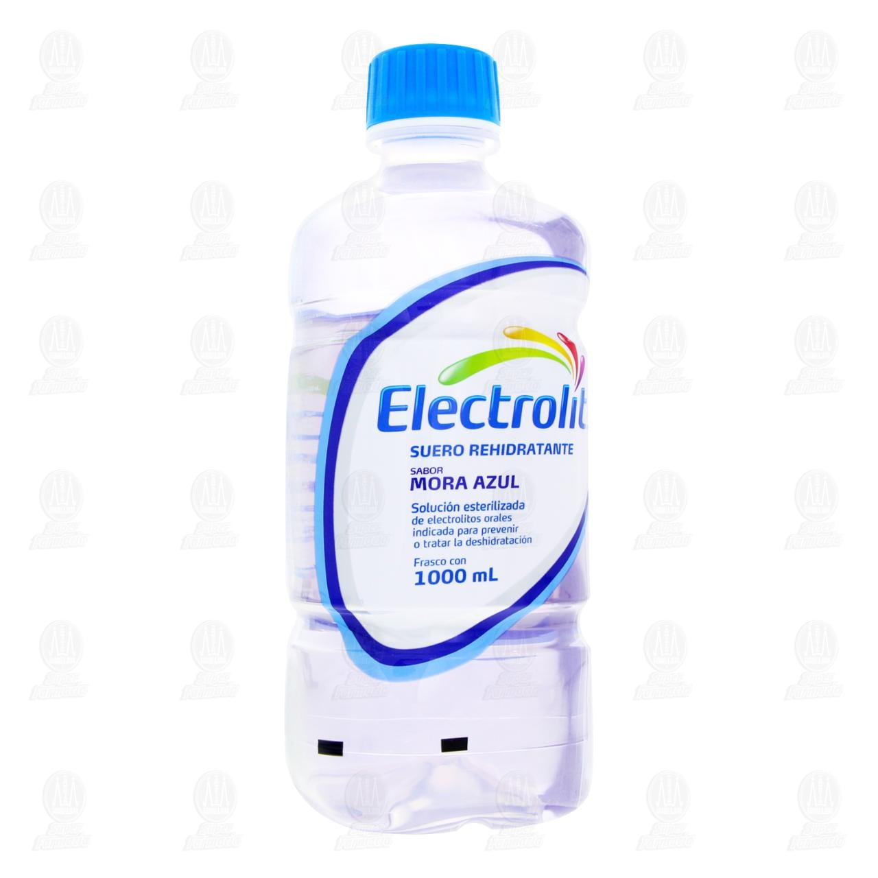 Suero Rehidratante Electrolit Sabor Mora Azul, 1 L.
