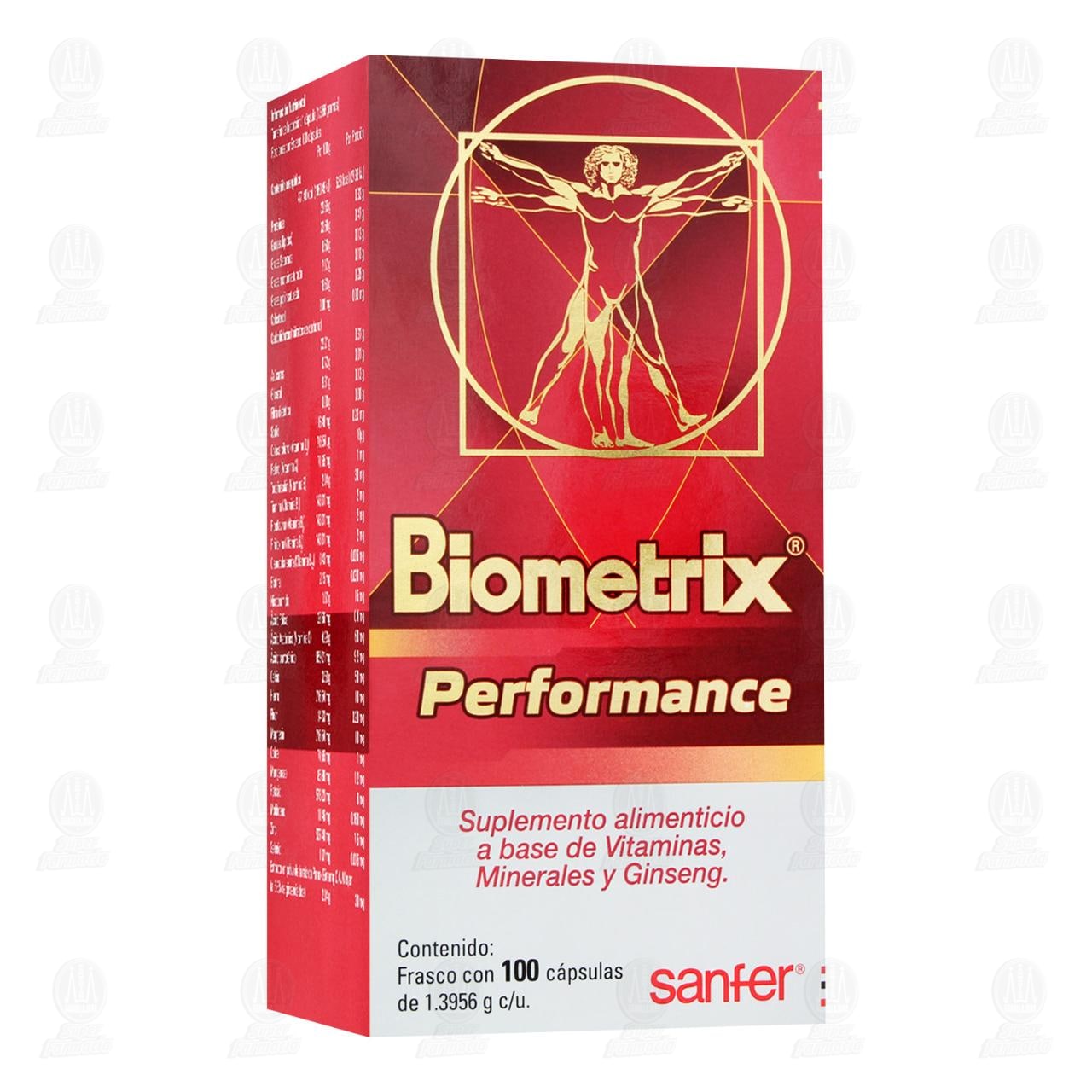 Imagen para Biometrix Performance 1.3956 gr Suplemento Alimenticio, 100 Cápsulas.