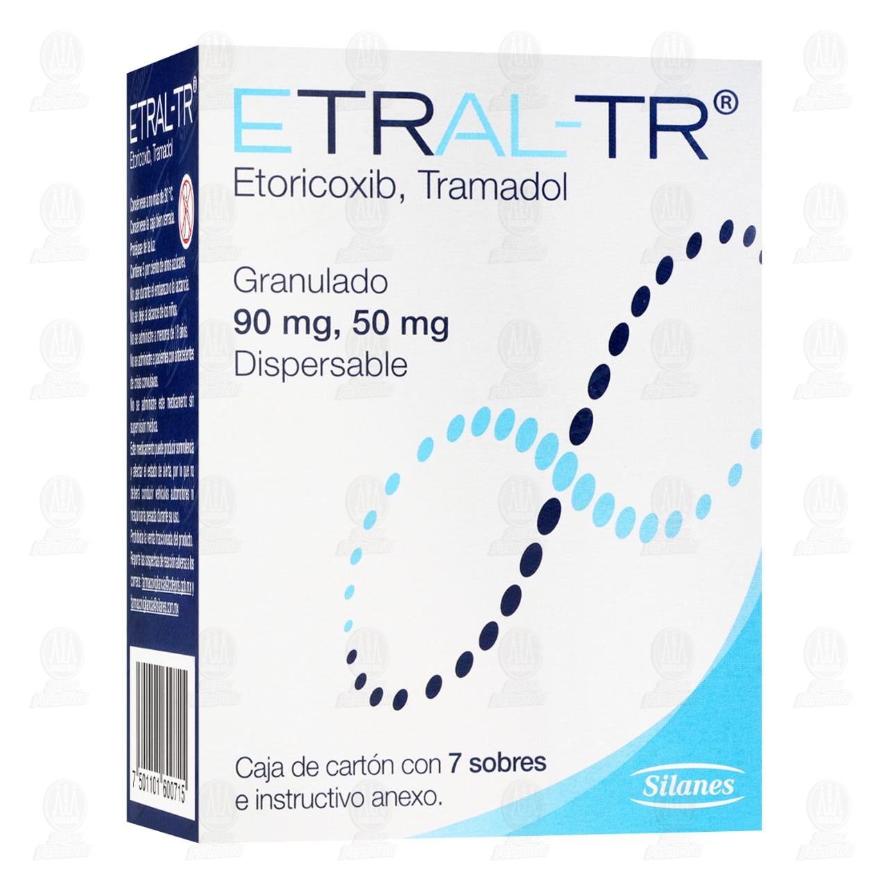 Imagen para Etral-Tr 90mg/50mg, 7 sobres.