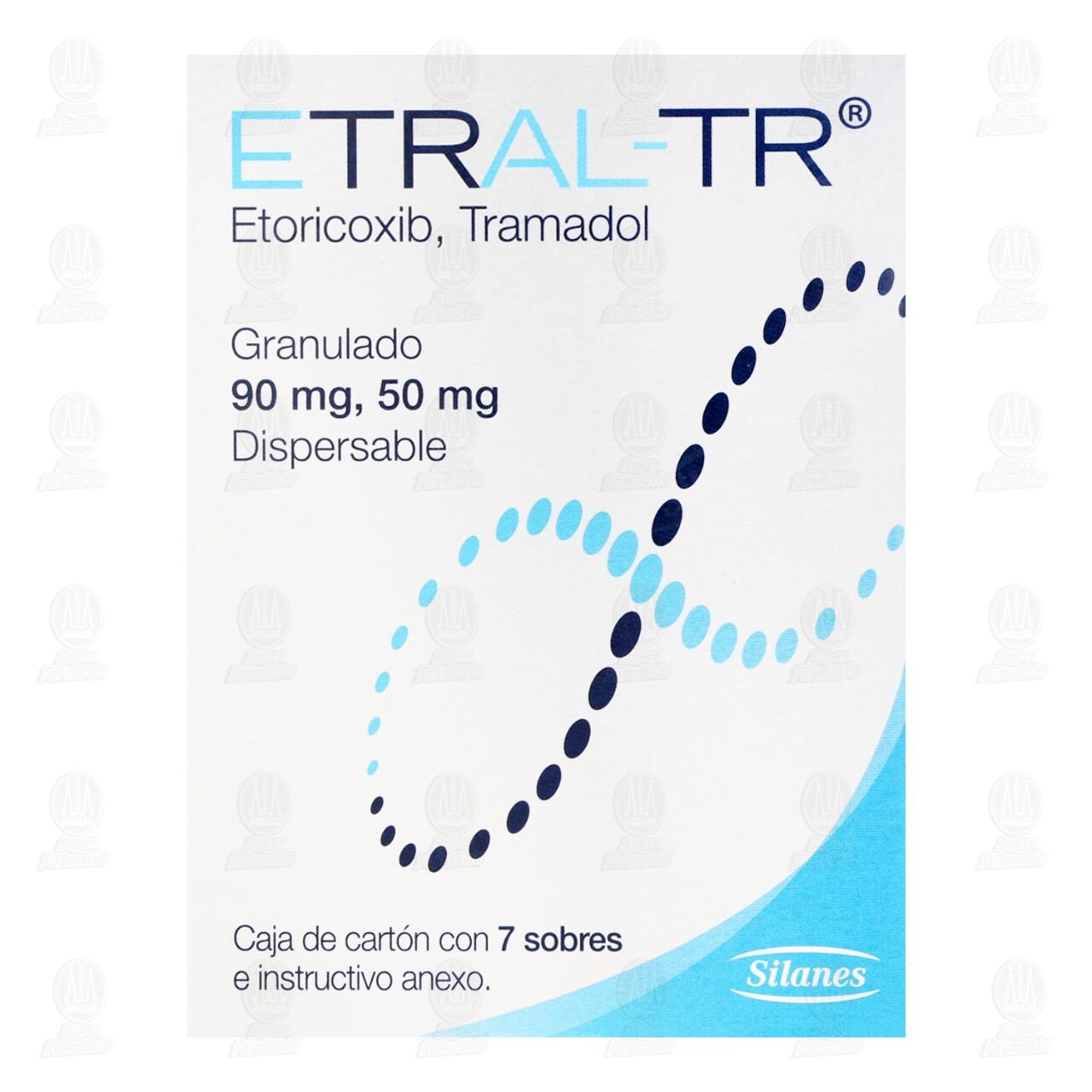 Etral-TR 90mg/50mg, 7 sobres. image number 1