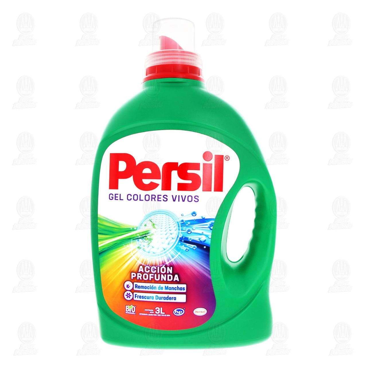 Detergente Líquido Persil Gel Colores Vivos, 3 l. image number 1