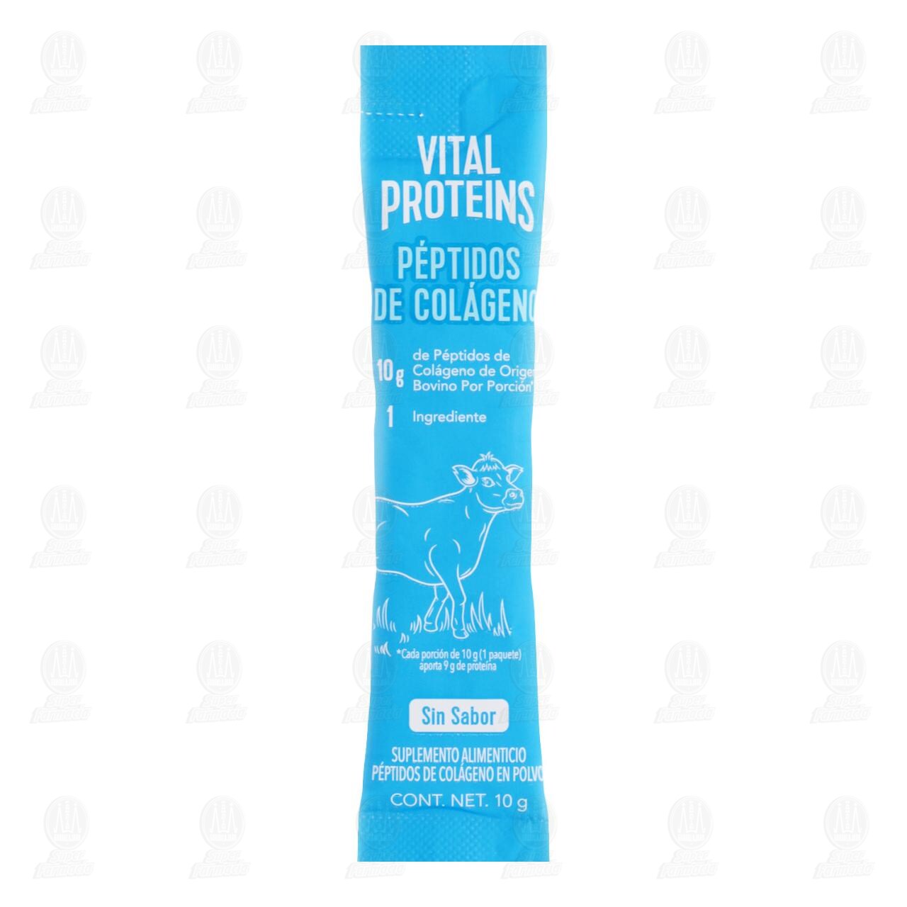 Suplemento Alimenticio Vital Proteins P&eacute;ptidos de Col&aacute;geno sin Sabor, 10 gr.