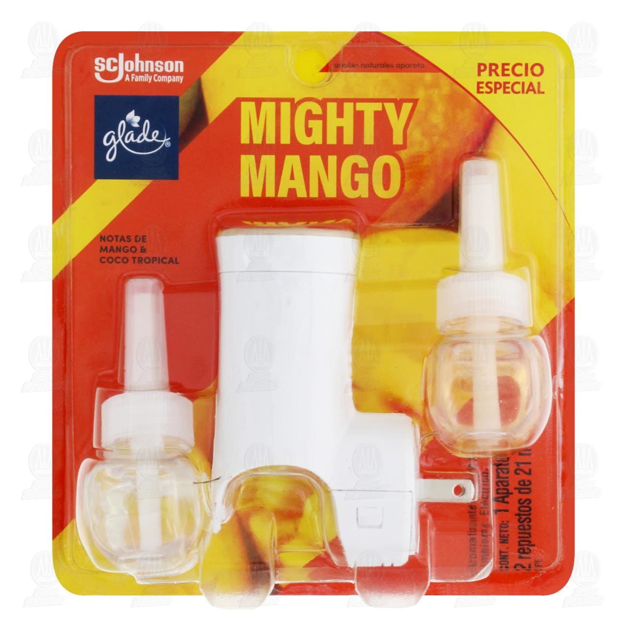Imagen para Aromatizante Eléctrico Líquido de Ambiente Glade Mighty Mango, 1 pz.