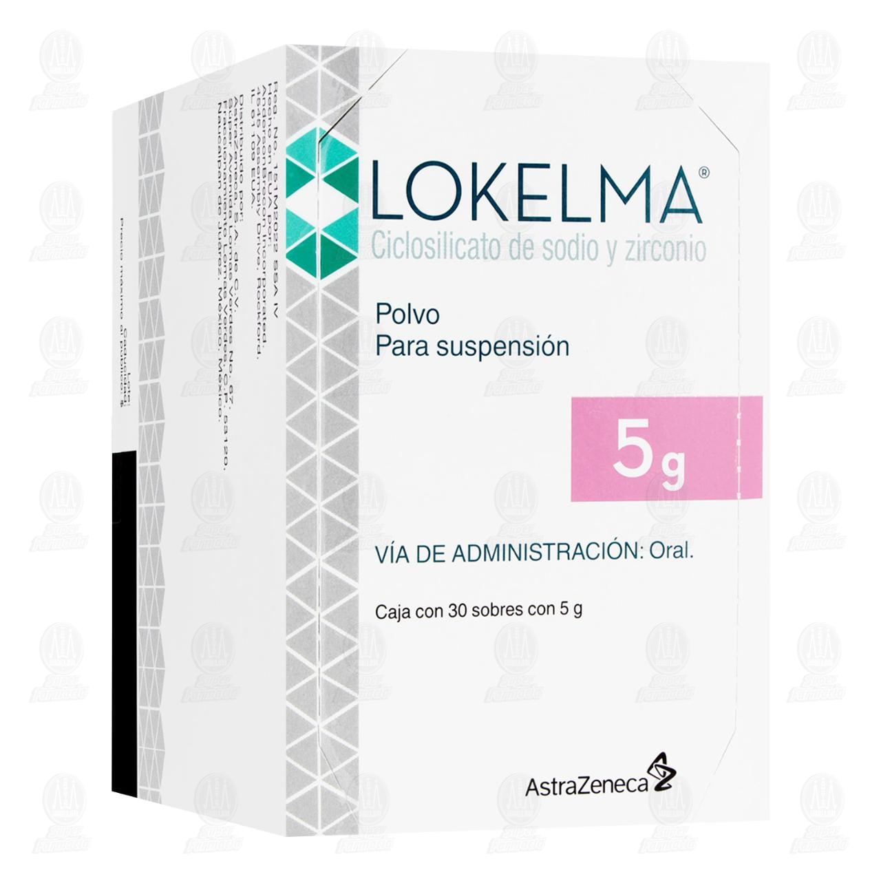 Imagen para Lokelma 5 gr Polvo para Suspensión, 30 Sobres.