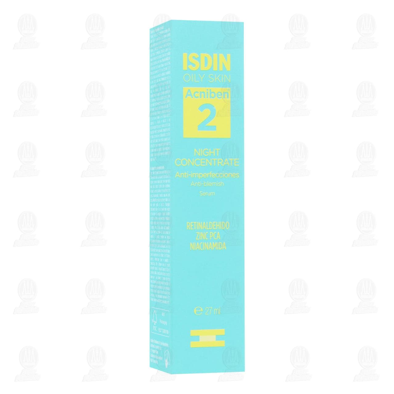 Imagen para Isdin Oily Skin Night Concentrate Sérum Anti-imperfecciones Acniben, 27 ml.