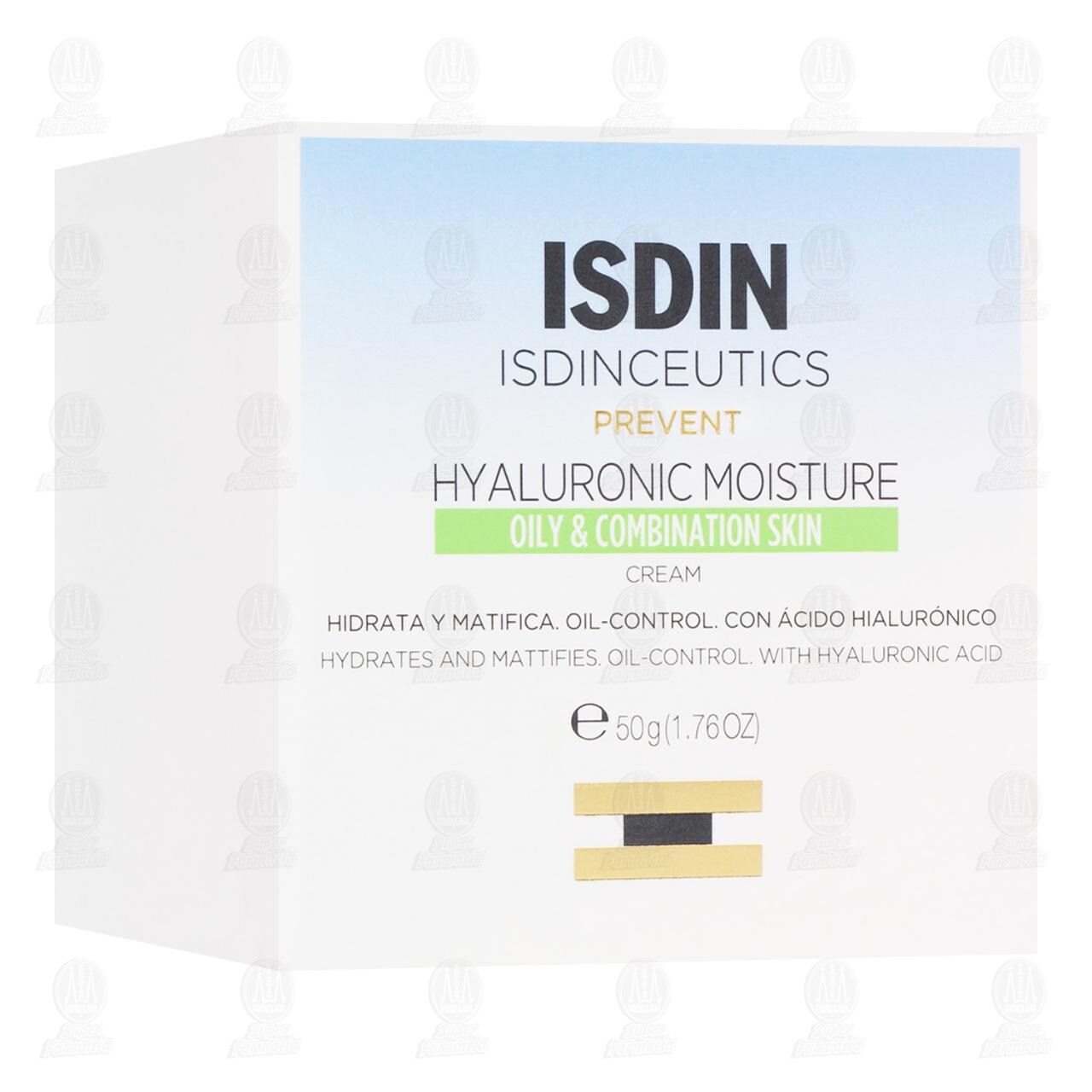 Isdin Prevent Hyaluronic Moisture Cream Oily & Combinati&oacute;n Skin, 50 gr. image number 0