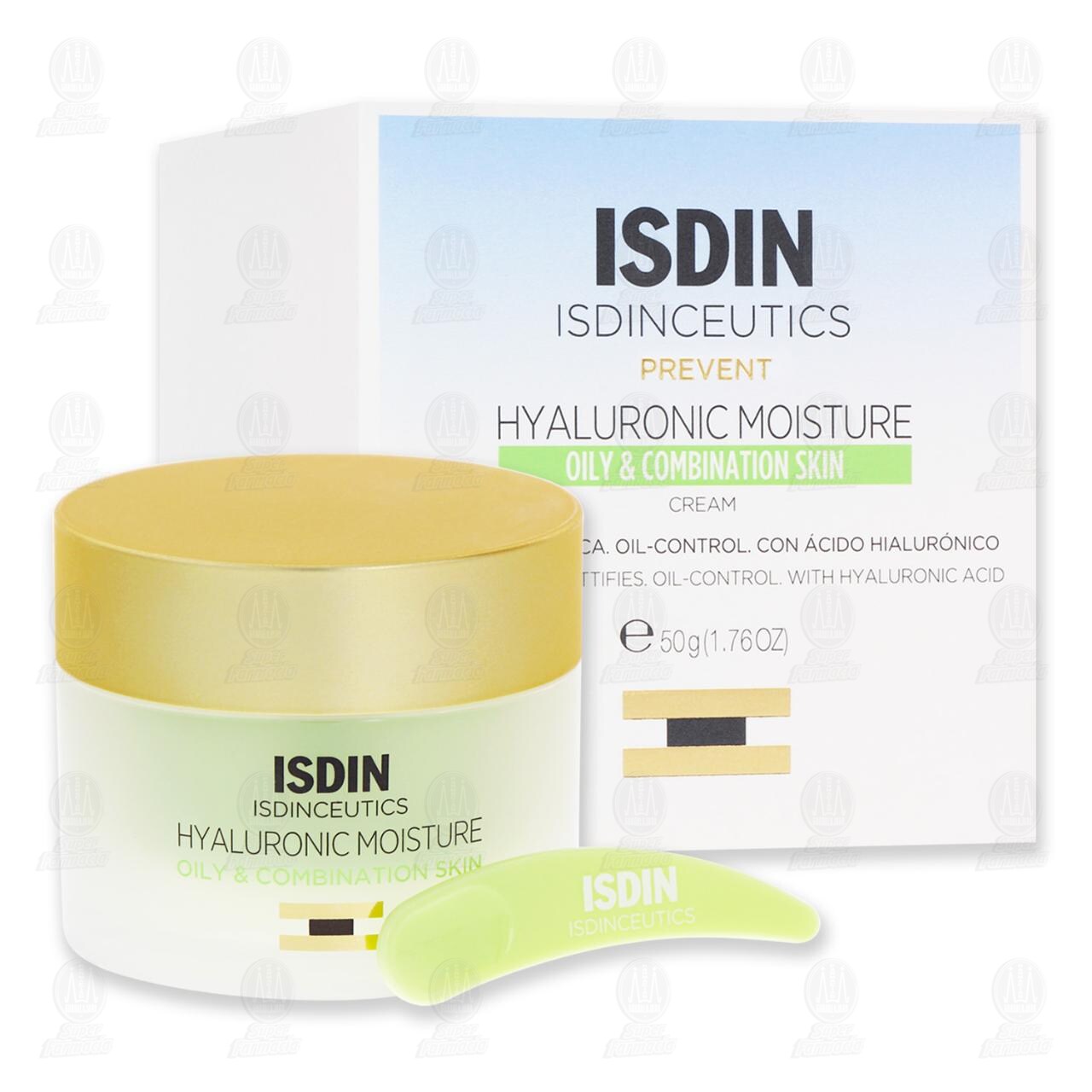 Isdin Prevent Hyaluronic Moisture Cream Oily & Combinati&oacute;n Skin, 50 gr. image number 3