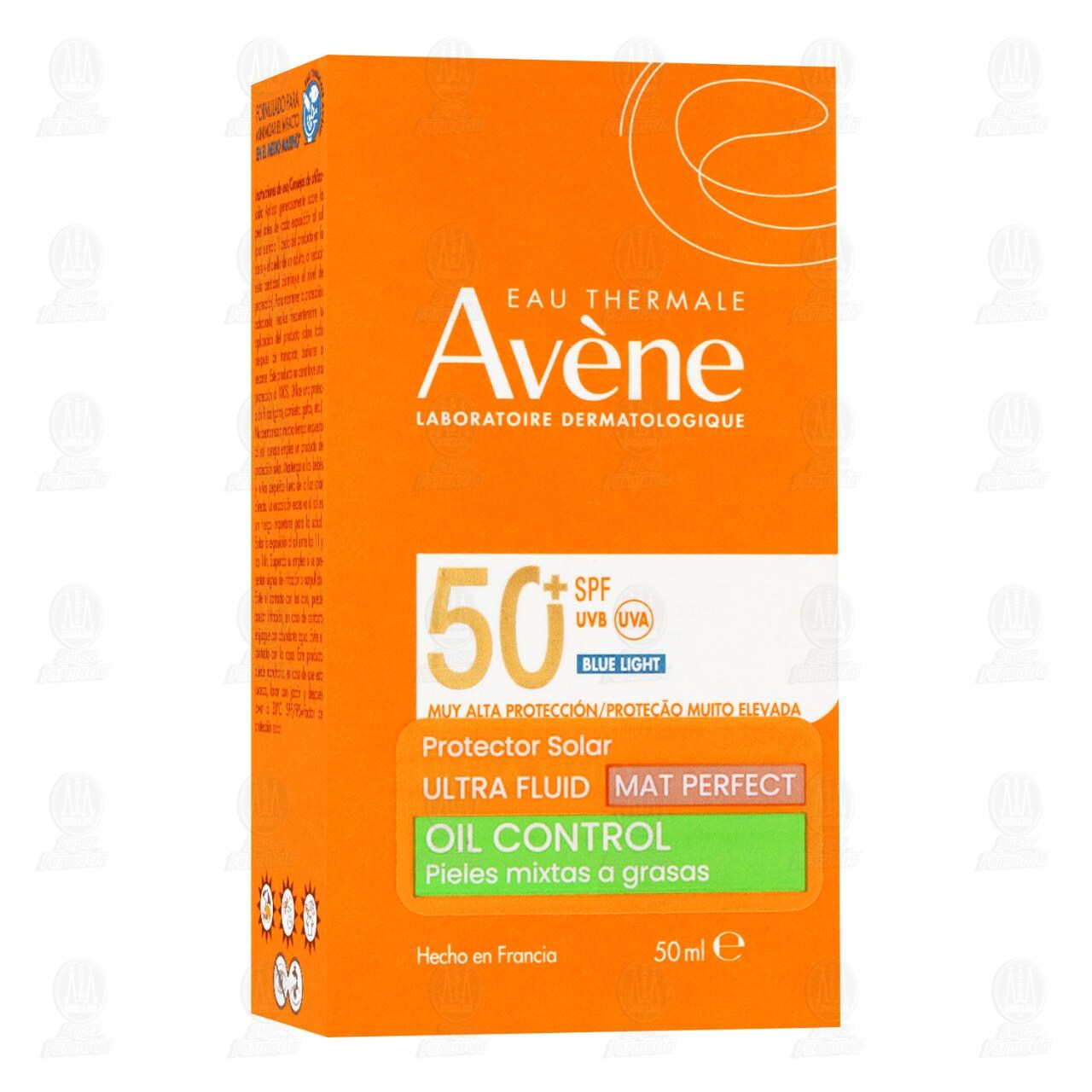 Protector Solar Avène 50 SPF+ Ultra Fluid Mat Perfect Oil Control Pieles Mixtas a Grasas, 50 ml. image number 0