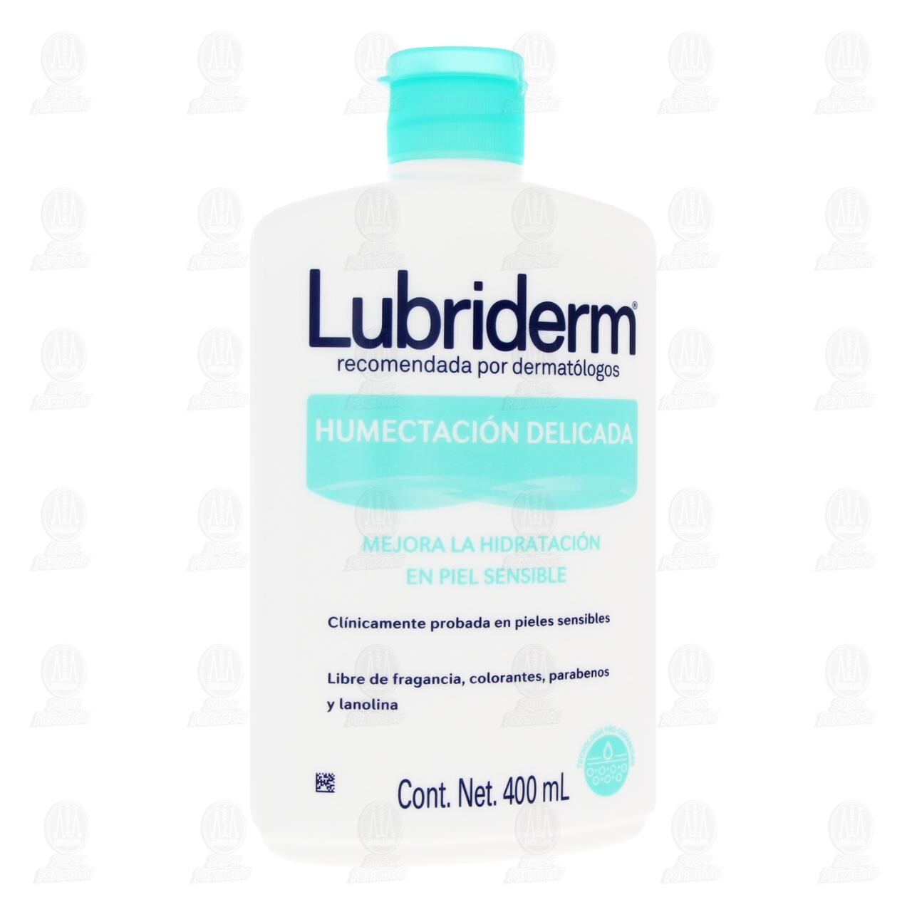 Crema Corporal Lubriderm Humectaci&oacute;n Delicada, 400 ml.