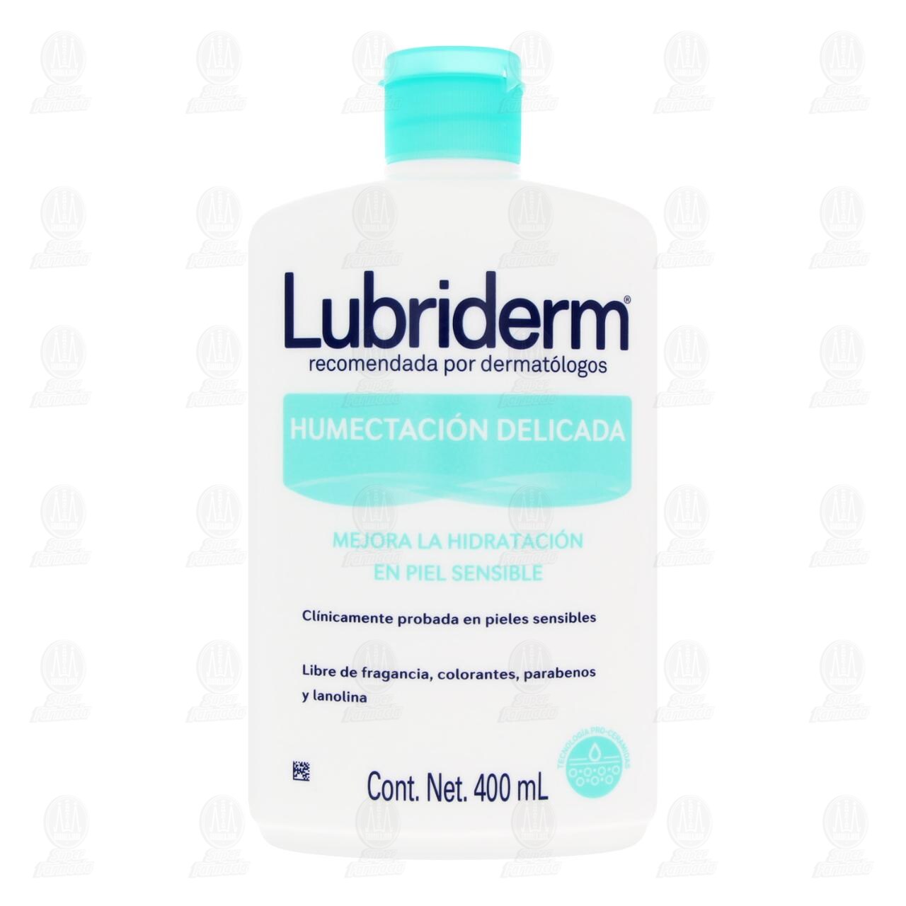 Crema Corporal Lubriderm Humectaci&oacute;n Delicada, 400 ml. image number 1