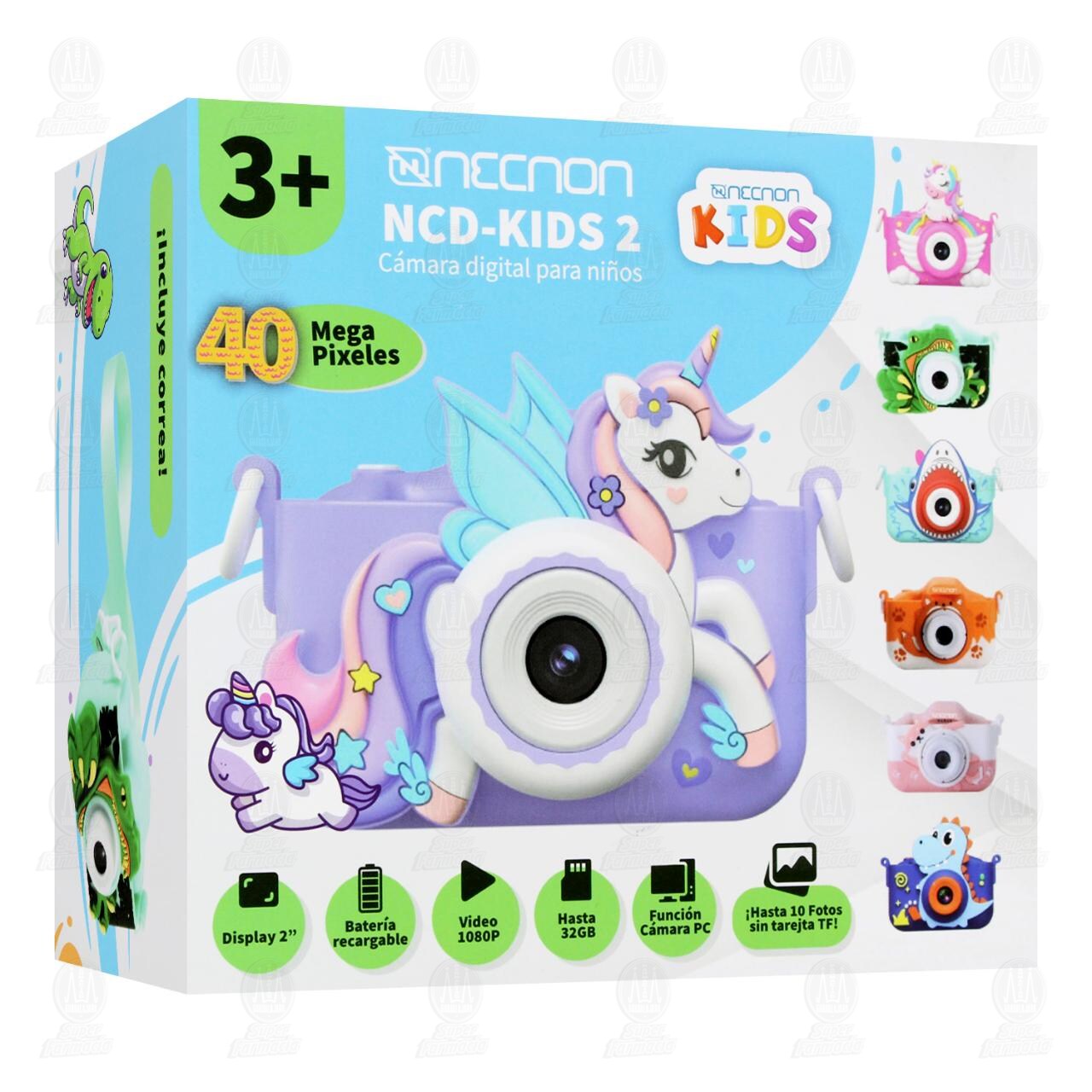 C&aacute;mara Digital para Ni&ntilde;os Necnon NCD-Kids 2, 1 pz. image number 0
