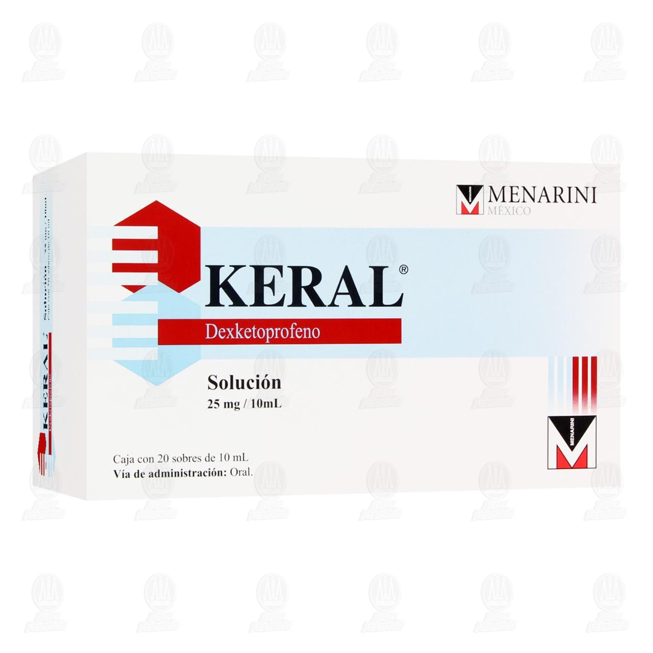 Imagen para Keral 25mg/10ml, 20 sobres de 10ml c/u.