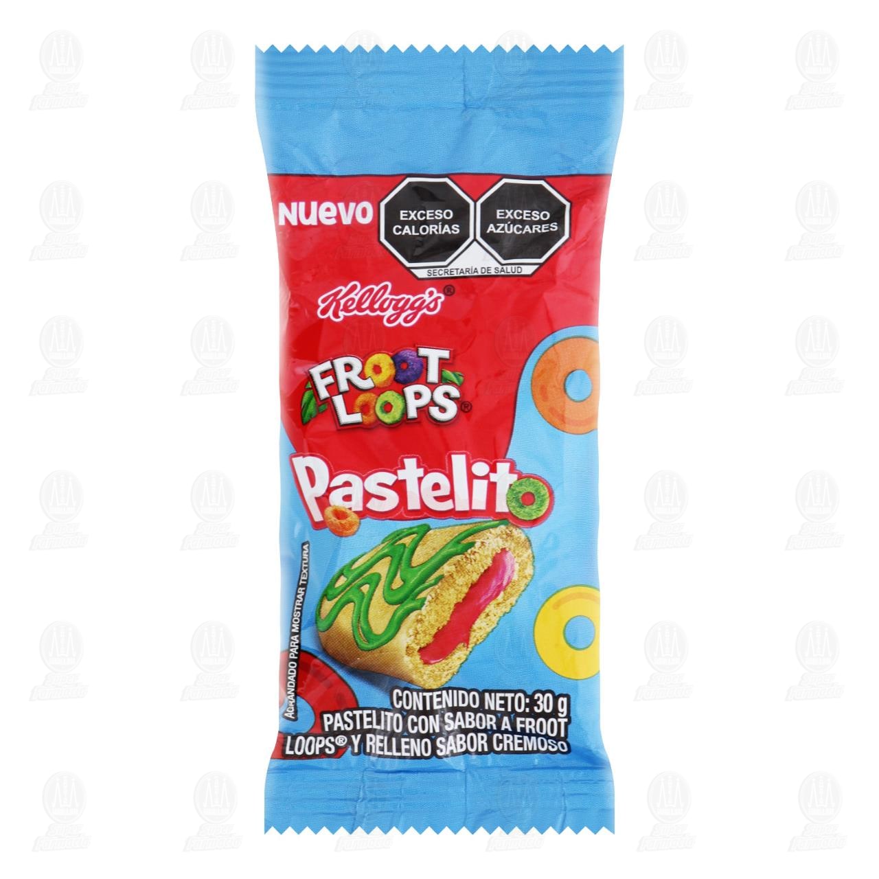 Imagen para Pastelito Kellogg's Sabor a Froot Loops y Relleno Cremoso, 30 gr.