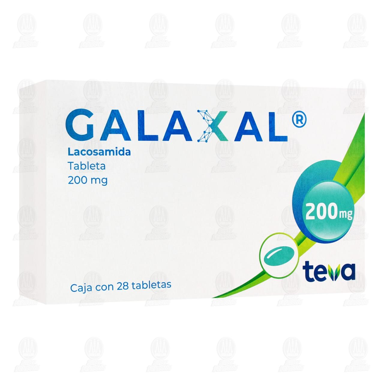 Galaxal 200 mg, 28 Tabletas. image number 0
