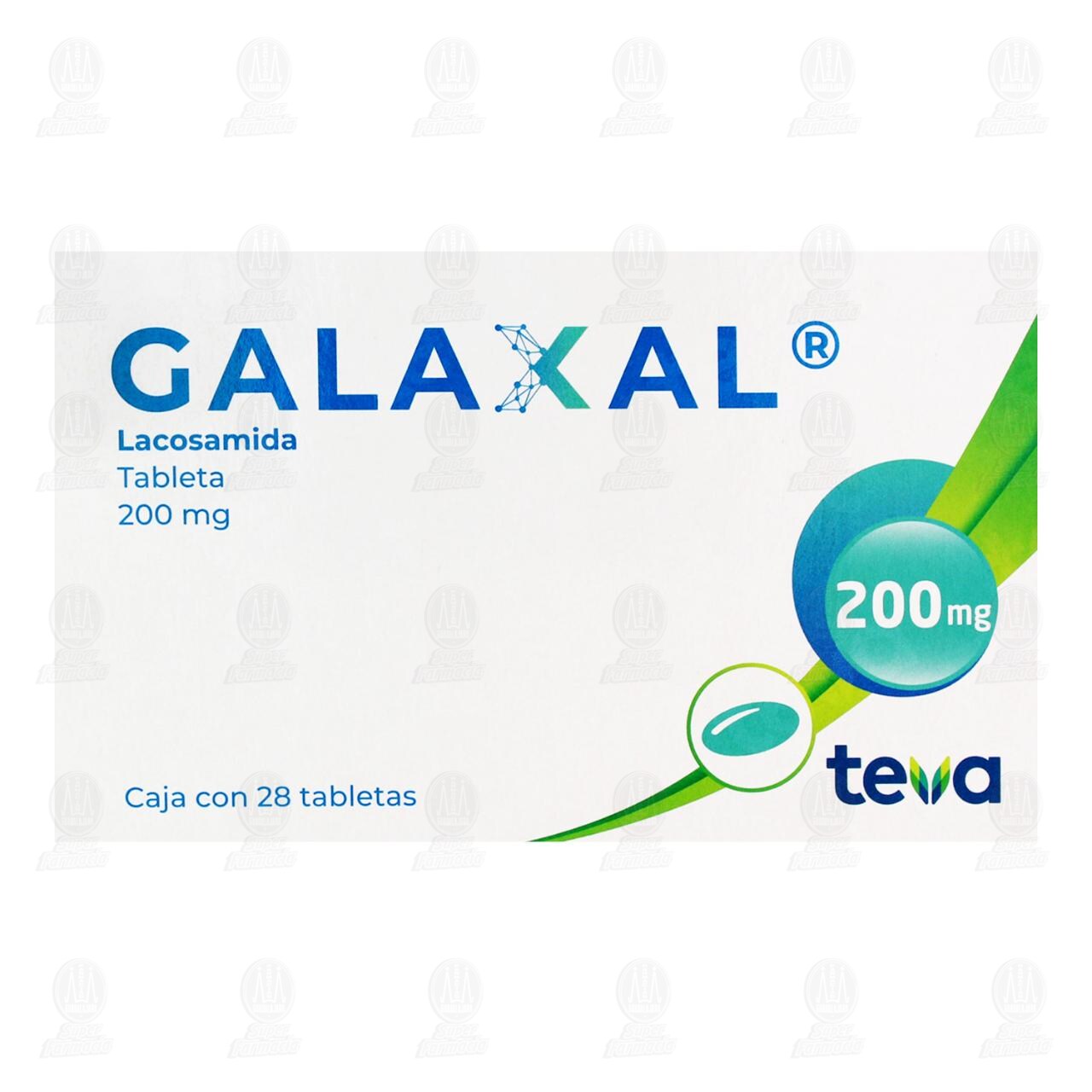 Galaxal 200 mg, 28 Tabletas. image number 1