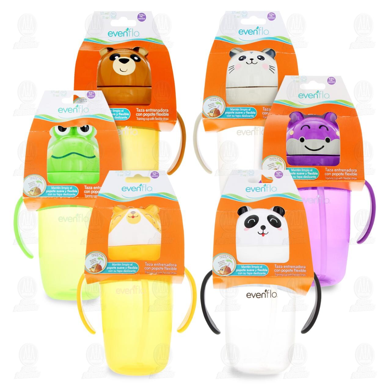 Taza Entrenadora Evenflo con Popote Flexible, 1 pz. image number 2