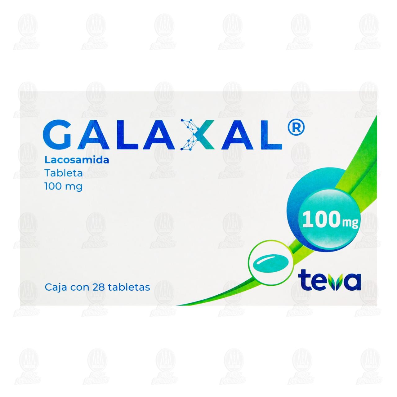 Galaxal 100 mg, 28 Tabletas. image number 1