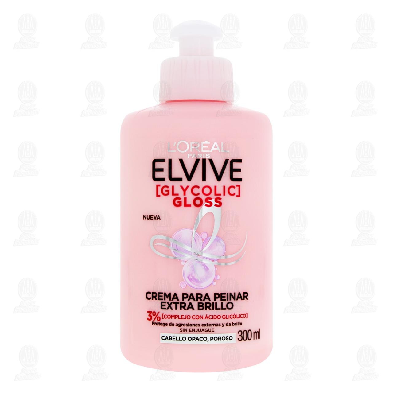 Crema para Peinar Elvive Glycolic Gloss, 300 ml. image number 1