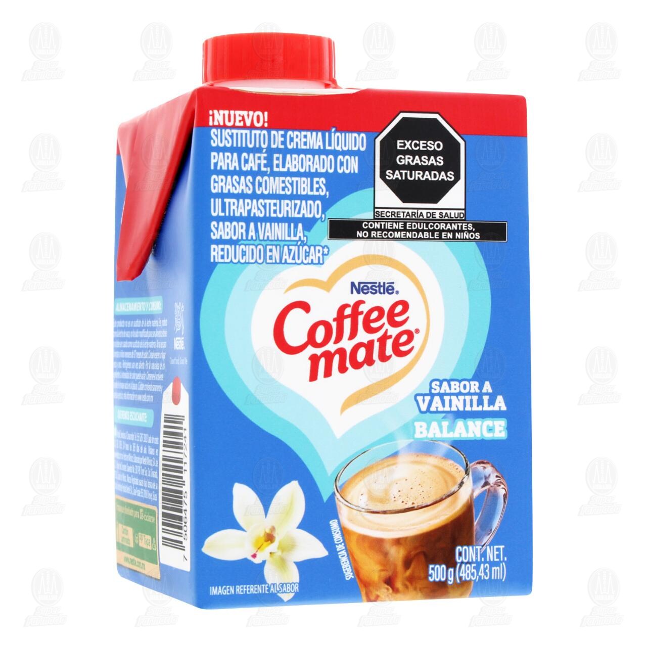 Sustituto de Crema Coffe Mate Sabor Vainilla Balance, 500 gr. image number 0