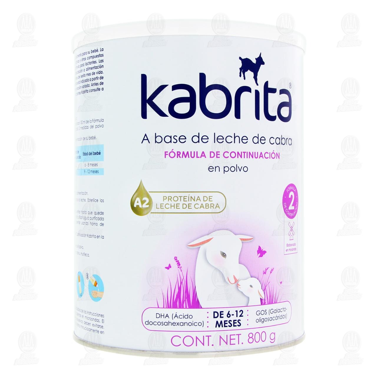 F&oacute;rmula Infantil Kabrita 2 (Edad 6 a 12 Meses), 800 gr. image number 0