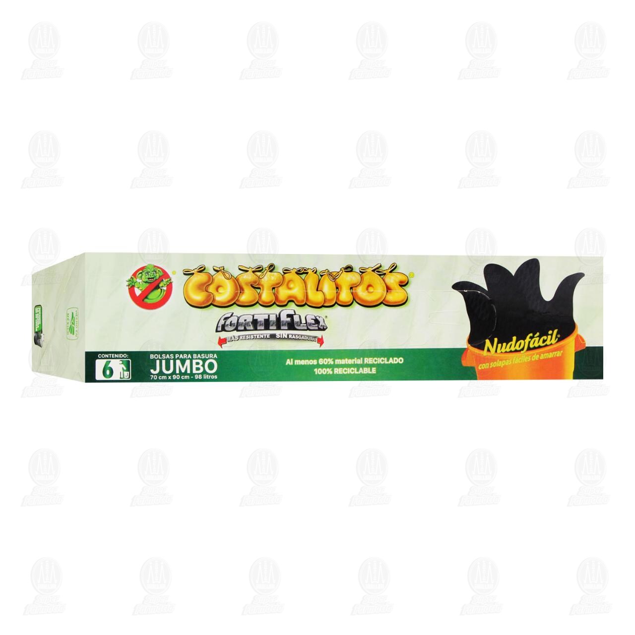 Bolsas para Basura Costalitos FortiFlex Jumbo, 6 pzas.