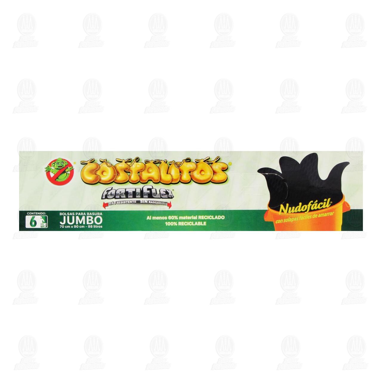 Bolsas para Basura Costalitos FortiFlex Jumbo, 6 pzas. image number 1