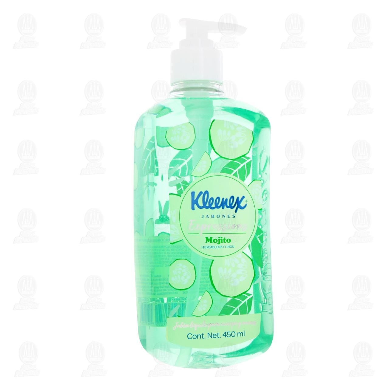 Imagen para Jabón Líquido Kleenex para Cuerpo y Manos Expressions Mojito Hierbabuena y Limón, 450 ml.