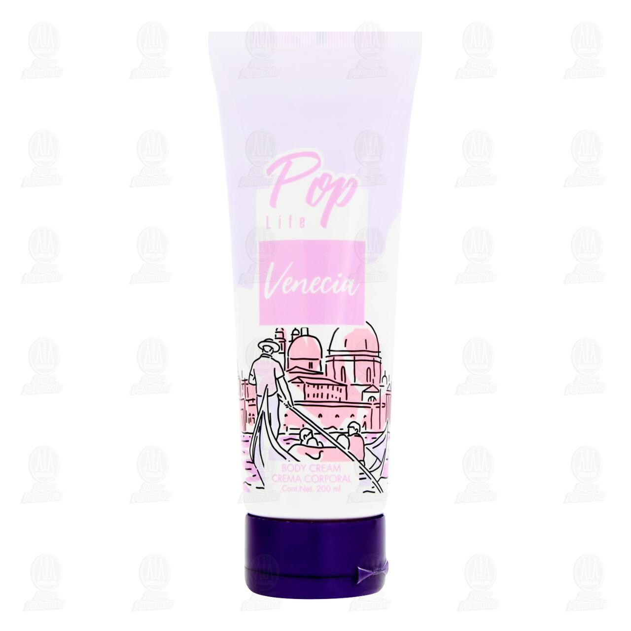 Crema Corporal Pop Life Venecia, 200 ml. image number 0